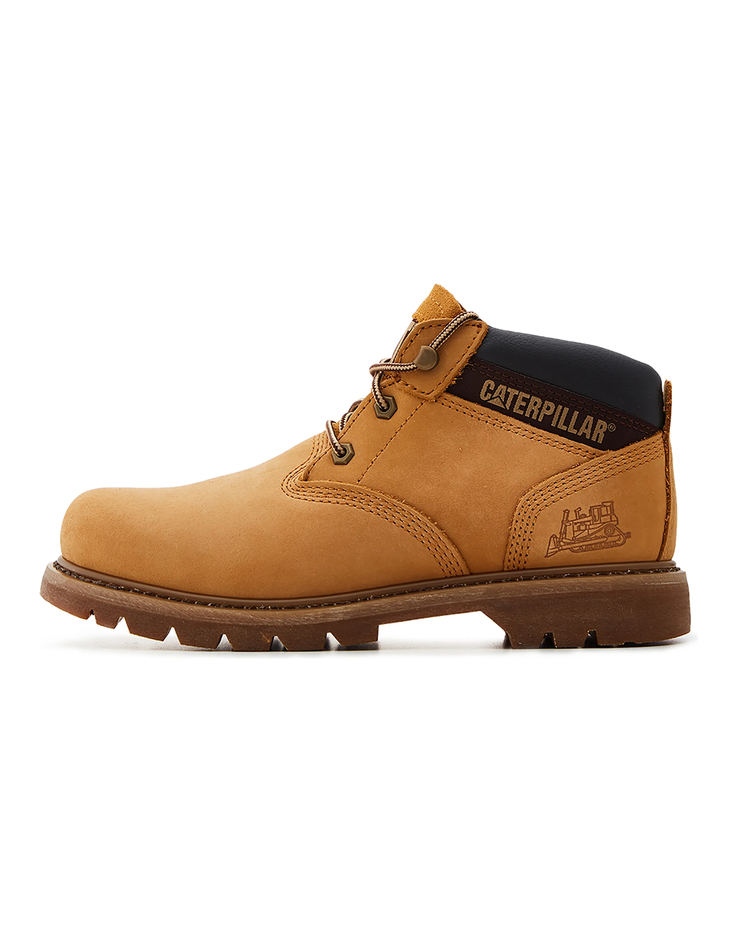 CAT Breathable Warm Wear-Resistant Cushioning Slip-Resistant Ankle-Length Outdoor Boots Men's Yellow