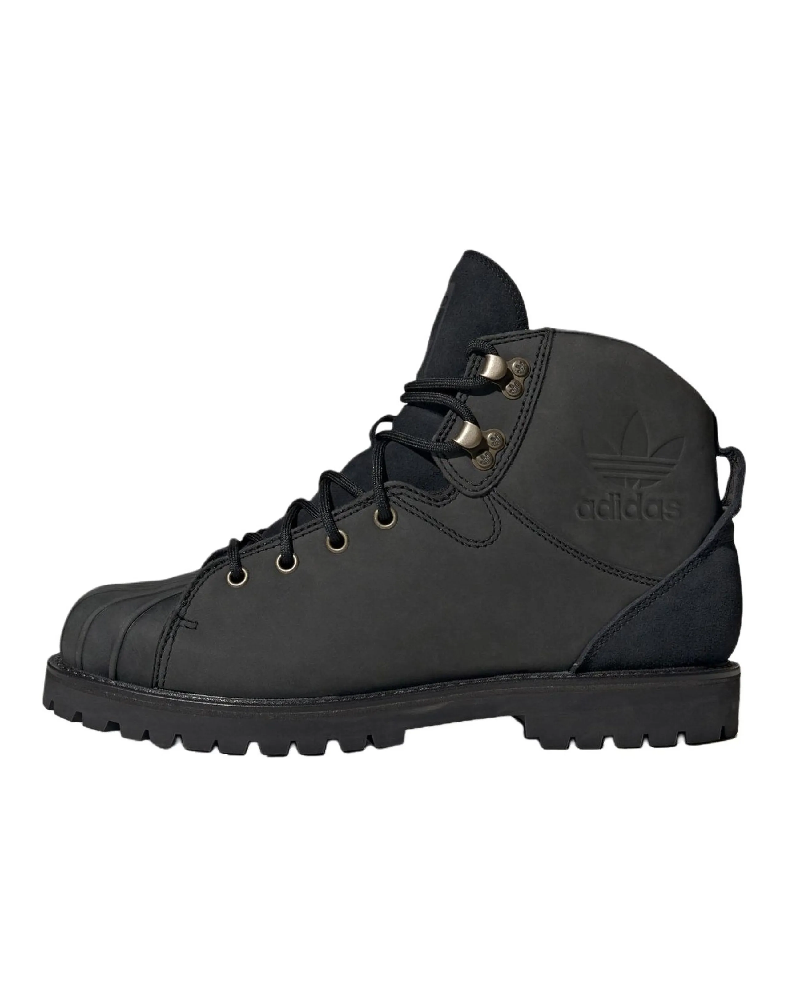 adidas originals SUPERSTAR Waterproof Classic Durable Short-Cut Outdoor Boots Unisex Black