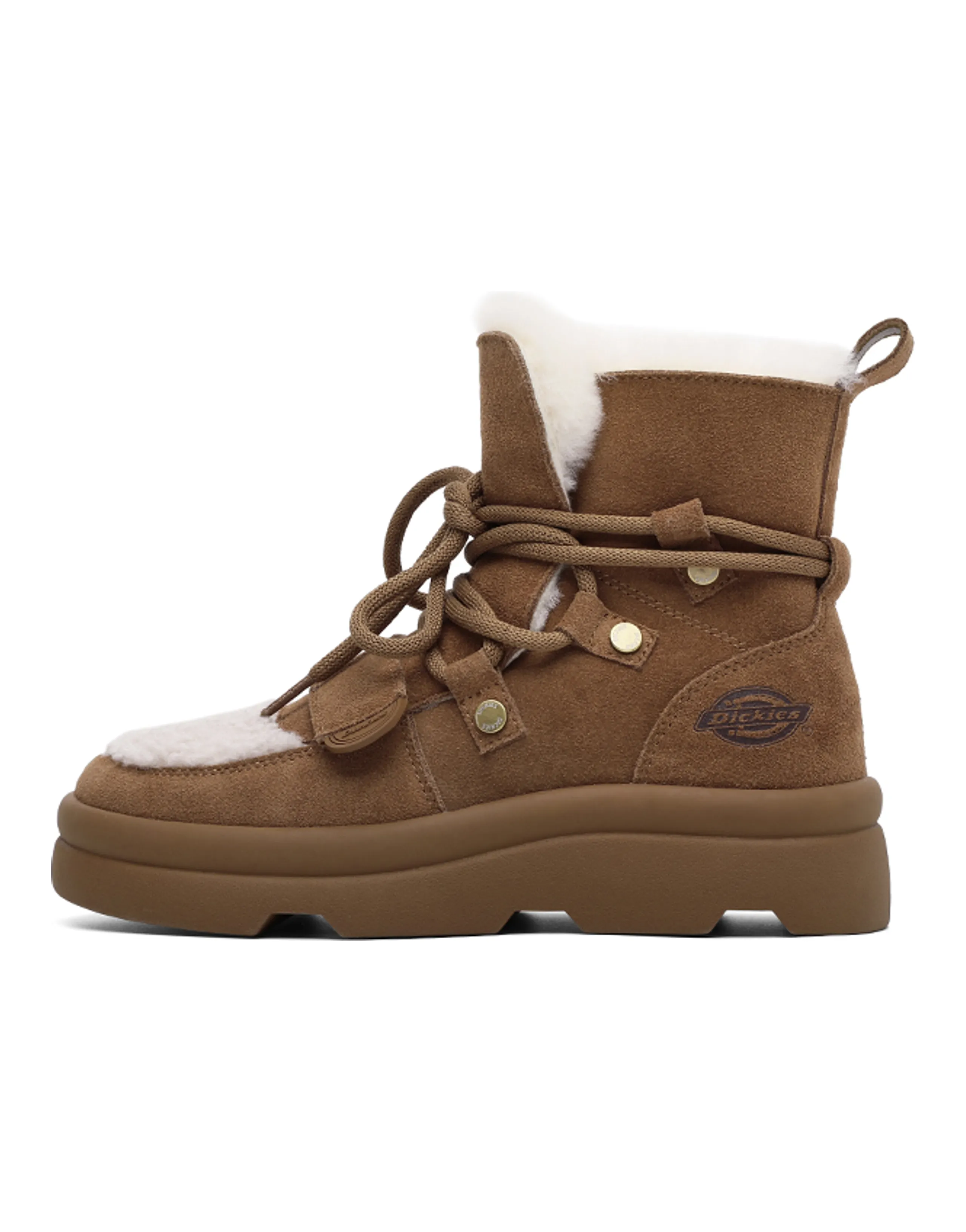 Dickies Short Snow Boots Women's Yellow Brown