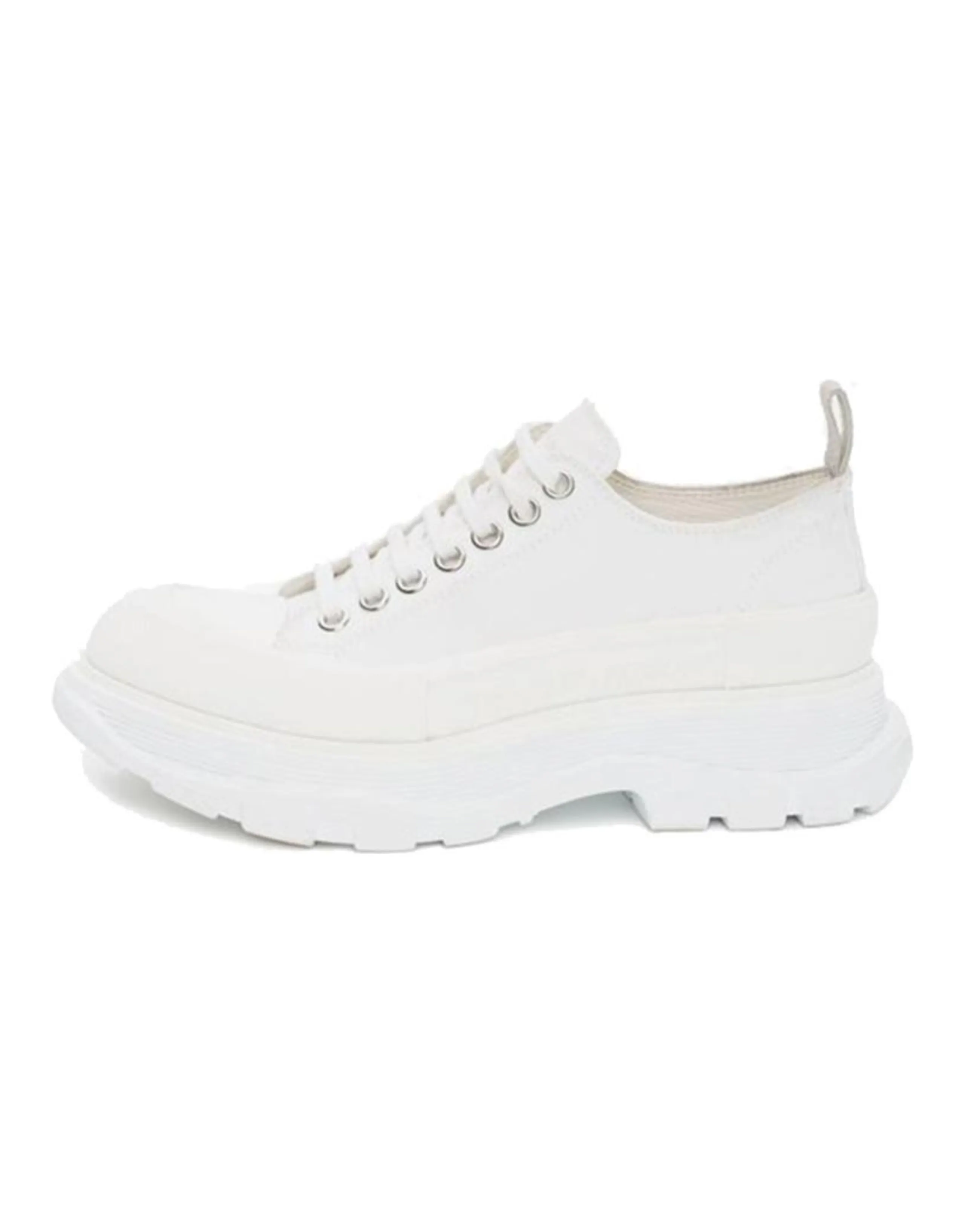 Alexander McQueen Tread Slick Low Lace Up 'White' Women's