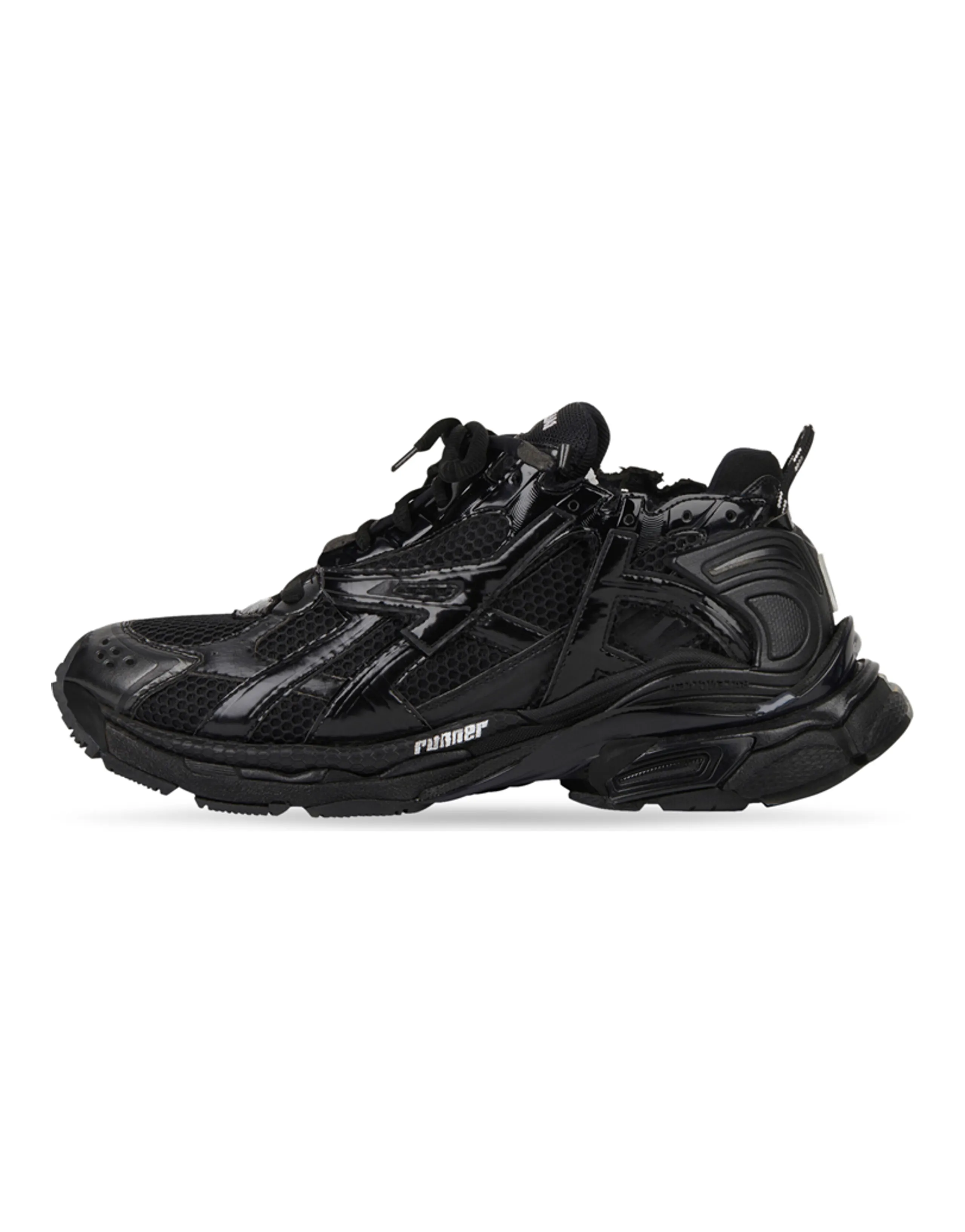 Balenciaga Runner Sneakers 'Black Mesh And Nylon'