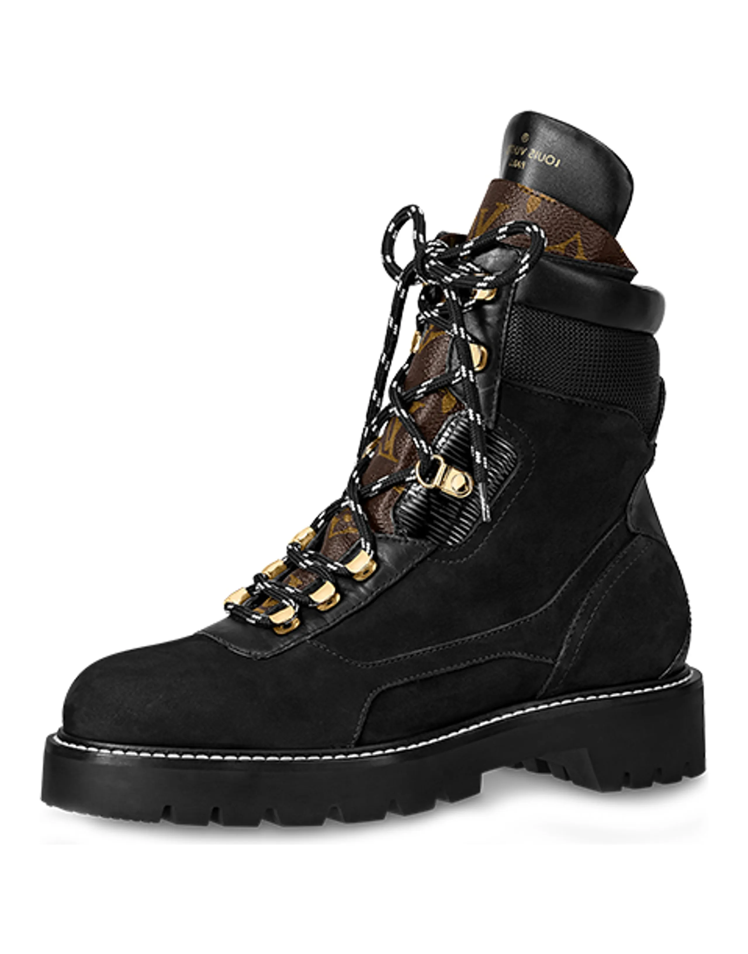 LOUIS VUITTON Territory Short Martin Boot Women's Black