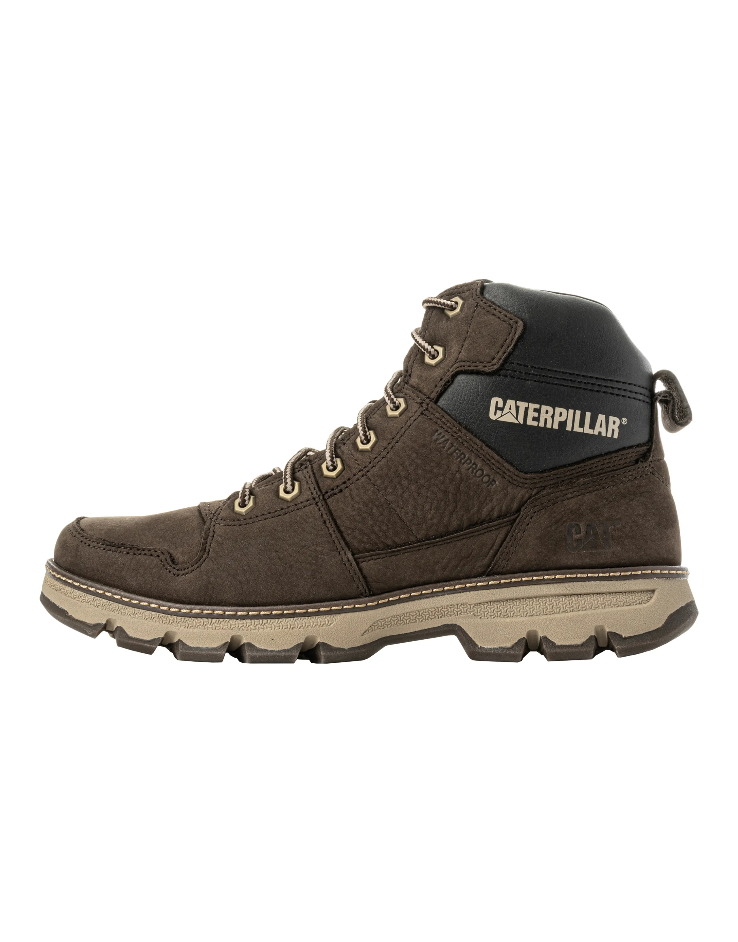CAT Martin Boots Men Dark Umber