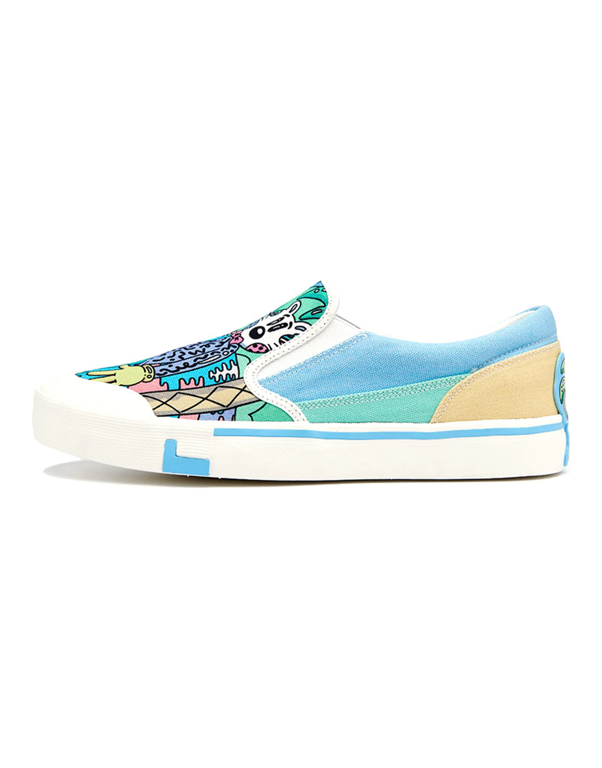 LINING X Steven Harrington Boogie Shoes 'Blue Multi' Women's