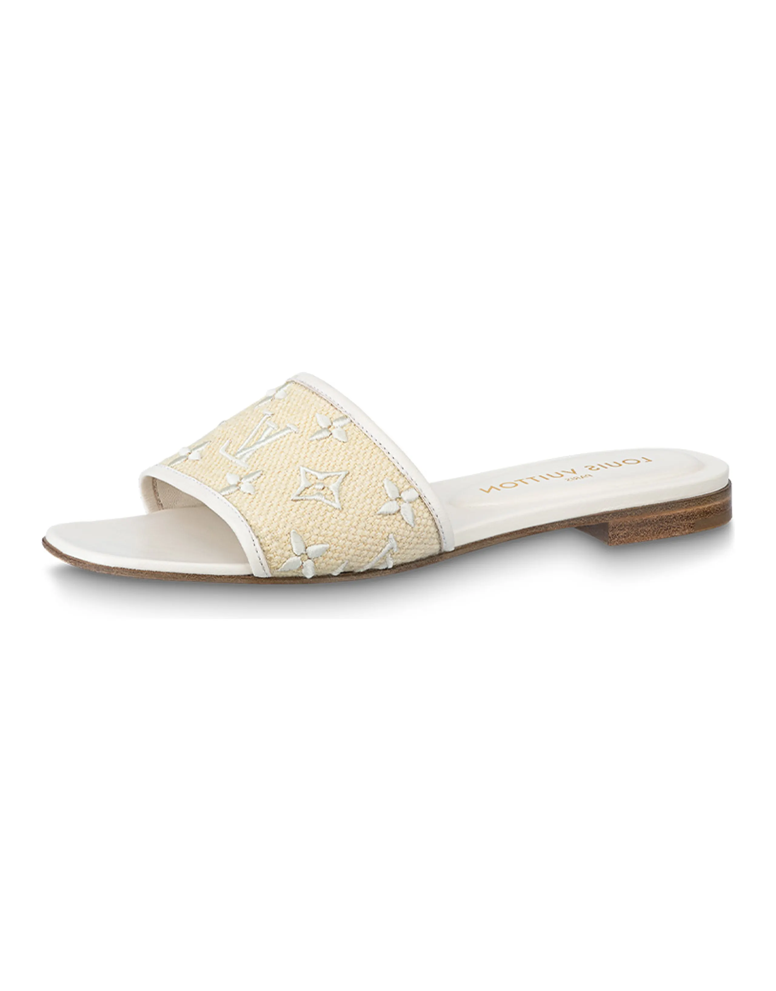 LOUIS VUITTON Revival Flat Mules 'Yellow' Women's