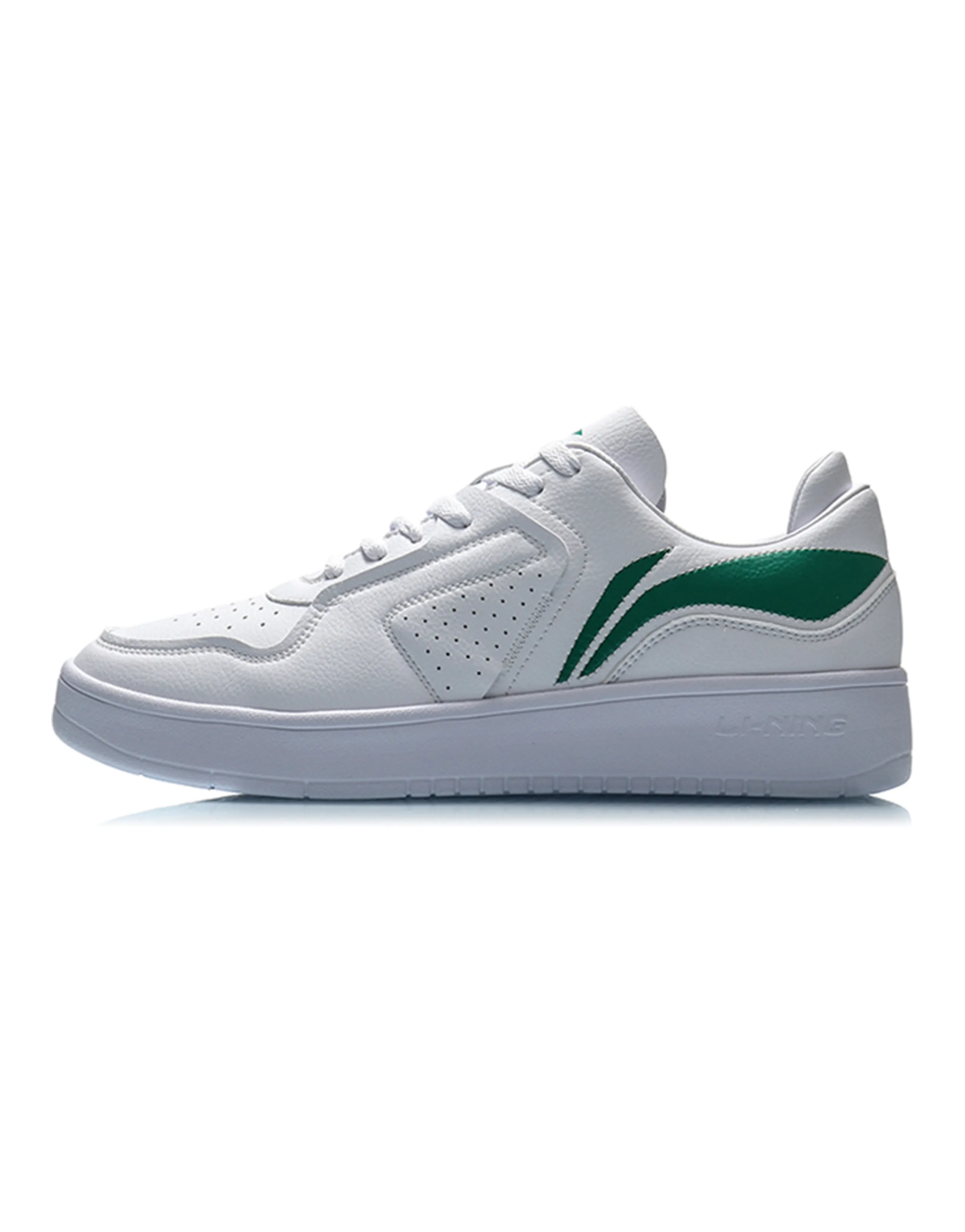 LiNing Anti-Slip And Wear-Resistant Lightweight Low-Top Skateboard Shoes White