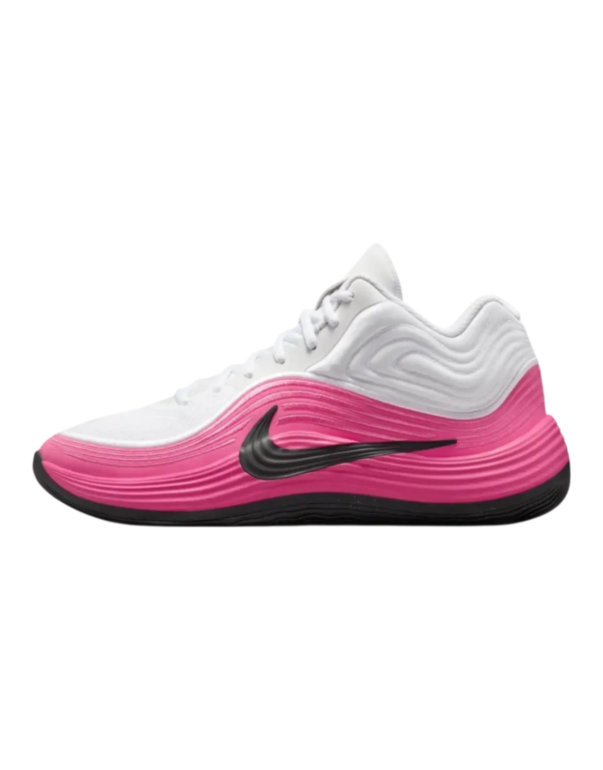 Nike Precision 8 Mid Comfort Mid-Top Basketball Shoes Unisex White Pink