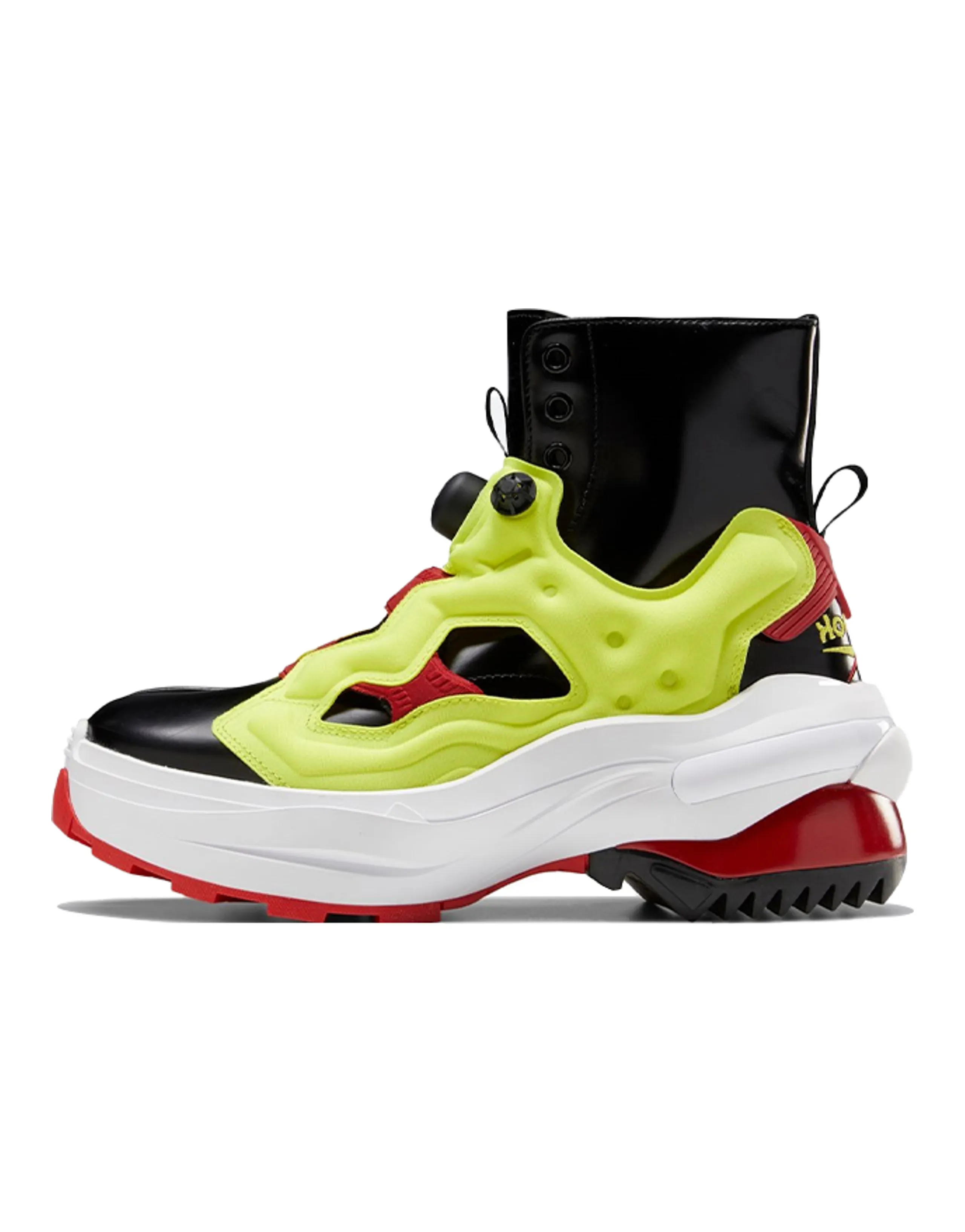 InstaPump Fury Maison Margiela X Reebok Tabi 'Black Yellow Red'