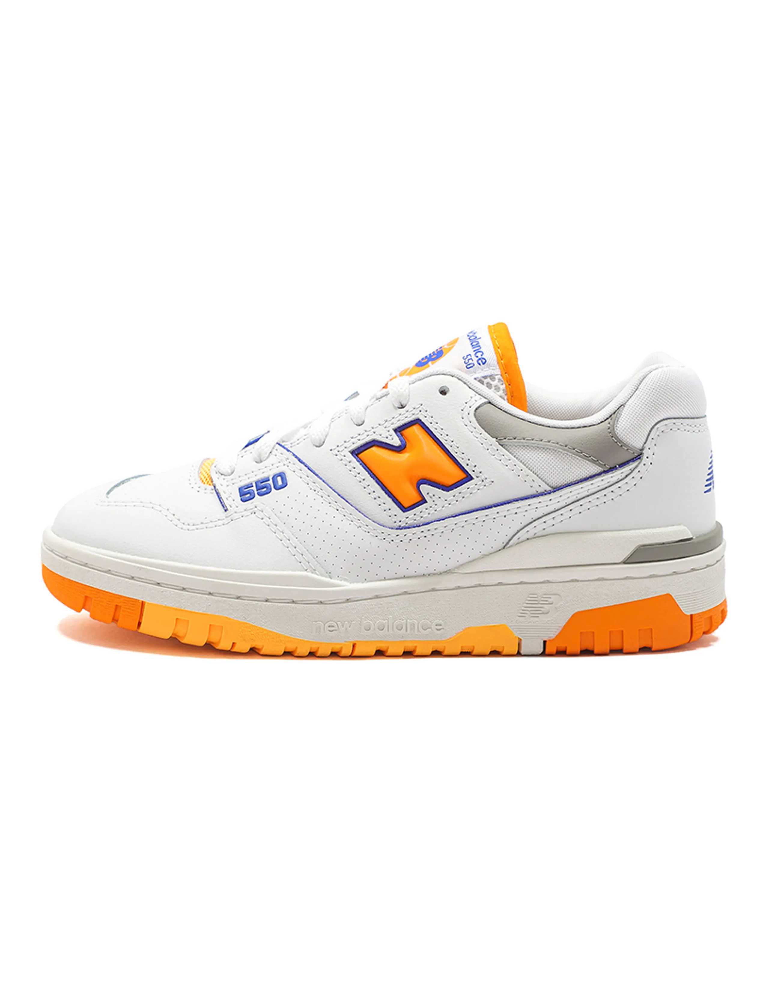 New Balance 550 White Vibrant Orange