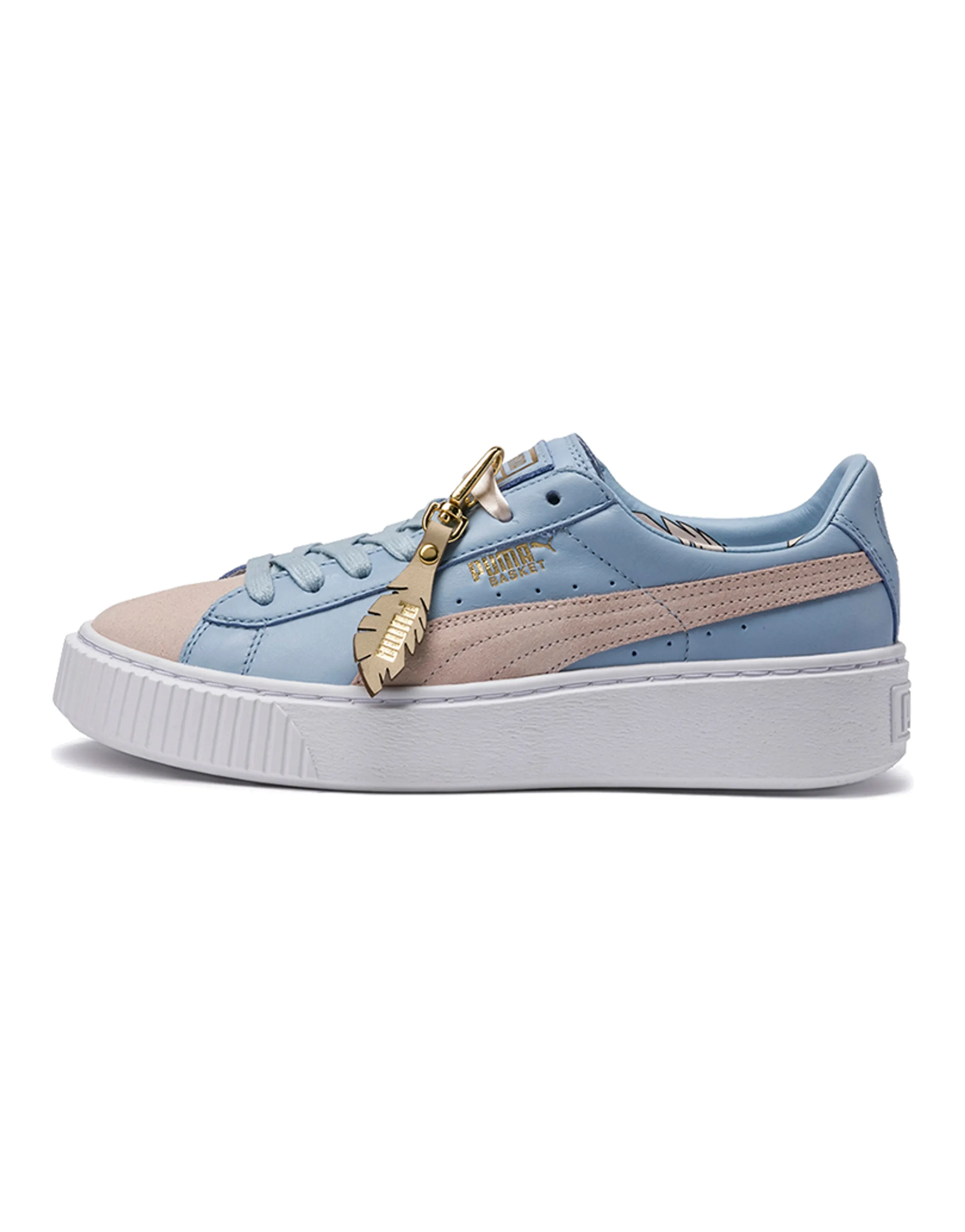 PUMA Basket Platform Coach 'White Blue Brown' Women's
