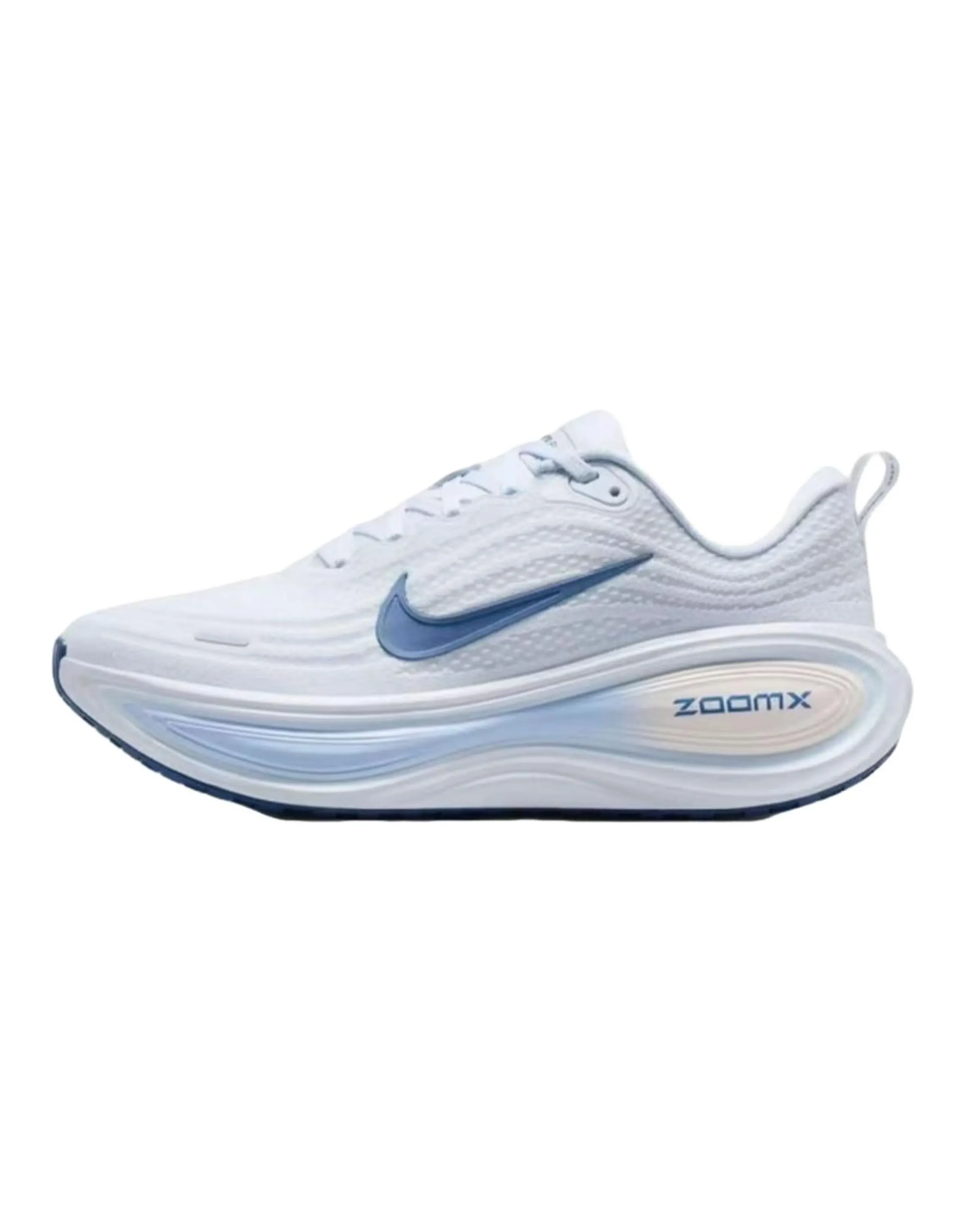 Nike Vomero Plus Comfortable Durable Breathable Low-Top Running Shoes Women's White Blue