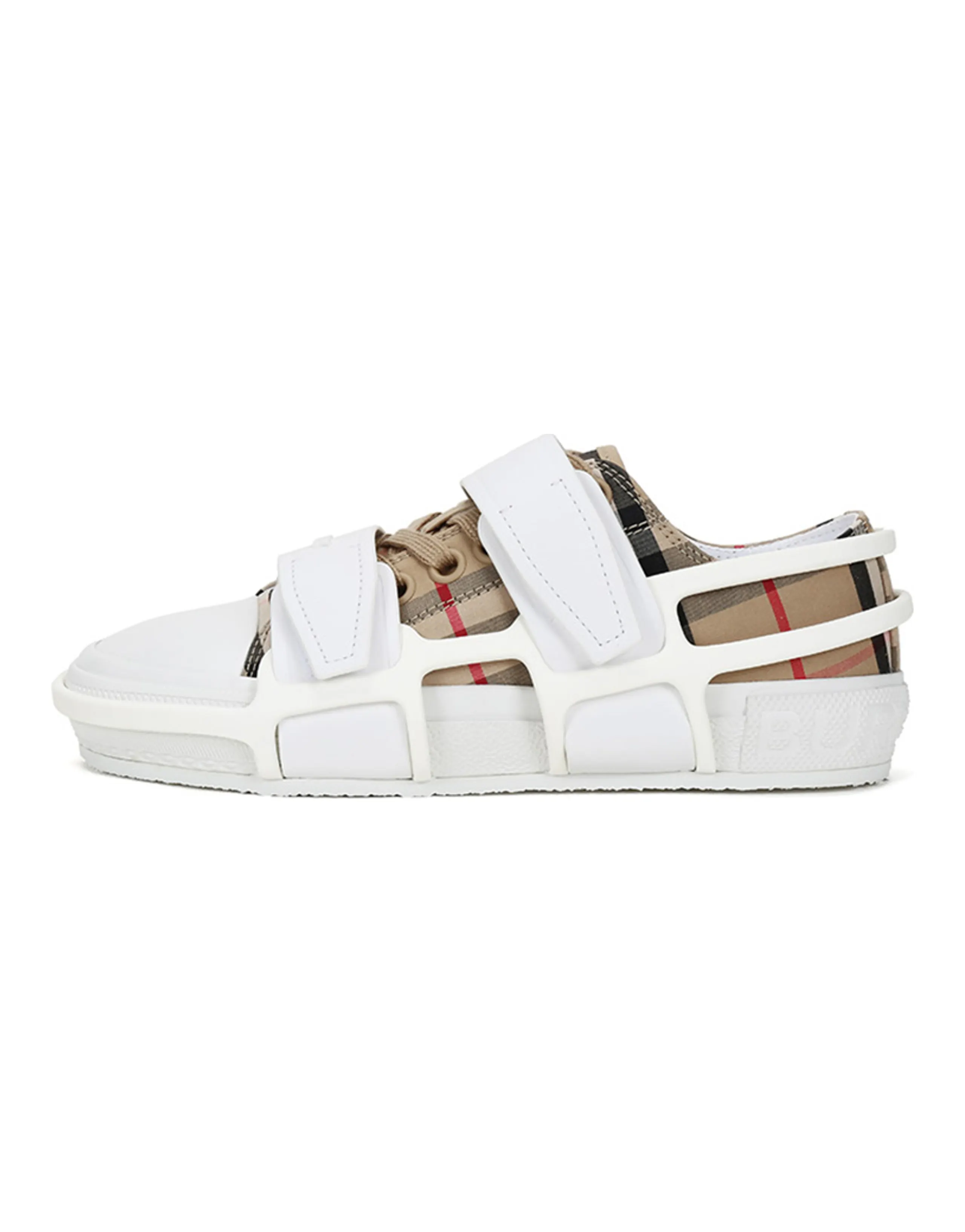 Burberry Low-Top Stylish Skateboarding Shoes Women's Archive Beige