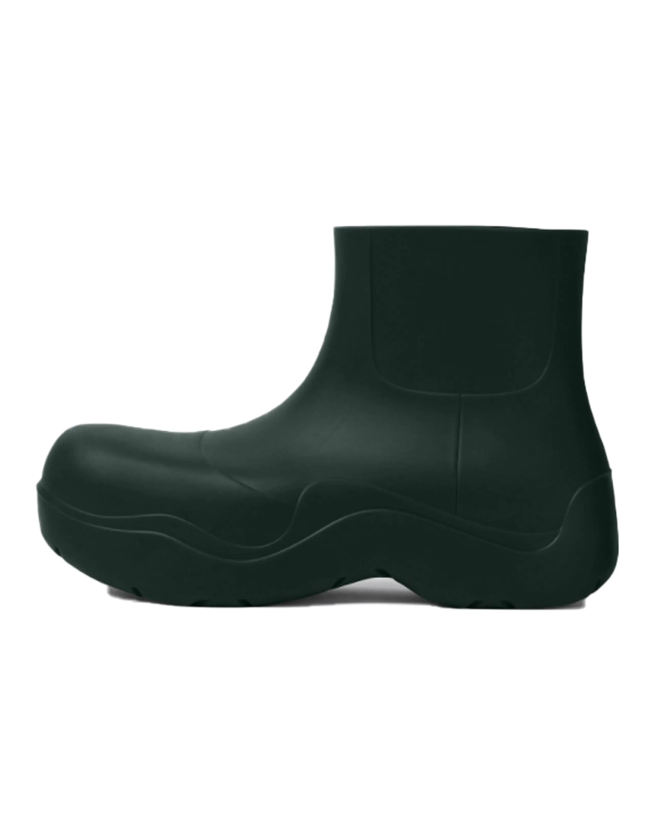Bottega Veneta Puddle Rain Boots Short Chelsea Boots Men's Ink