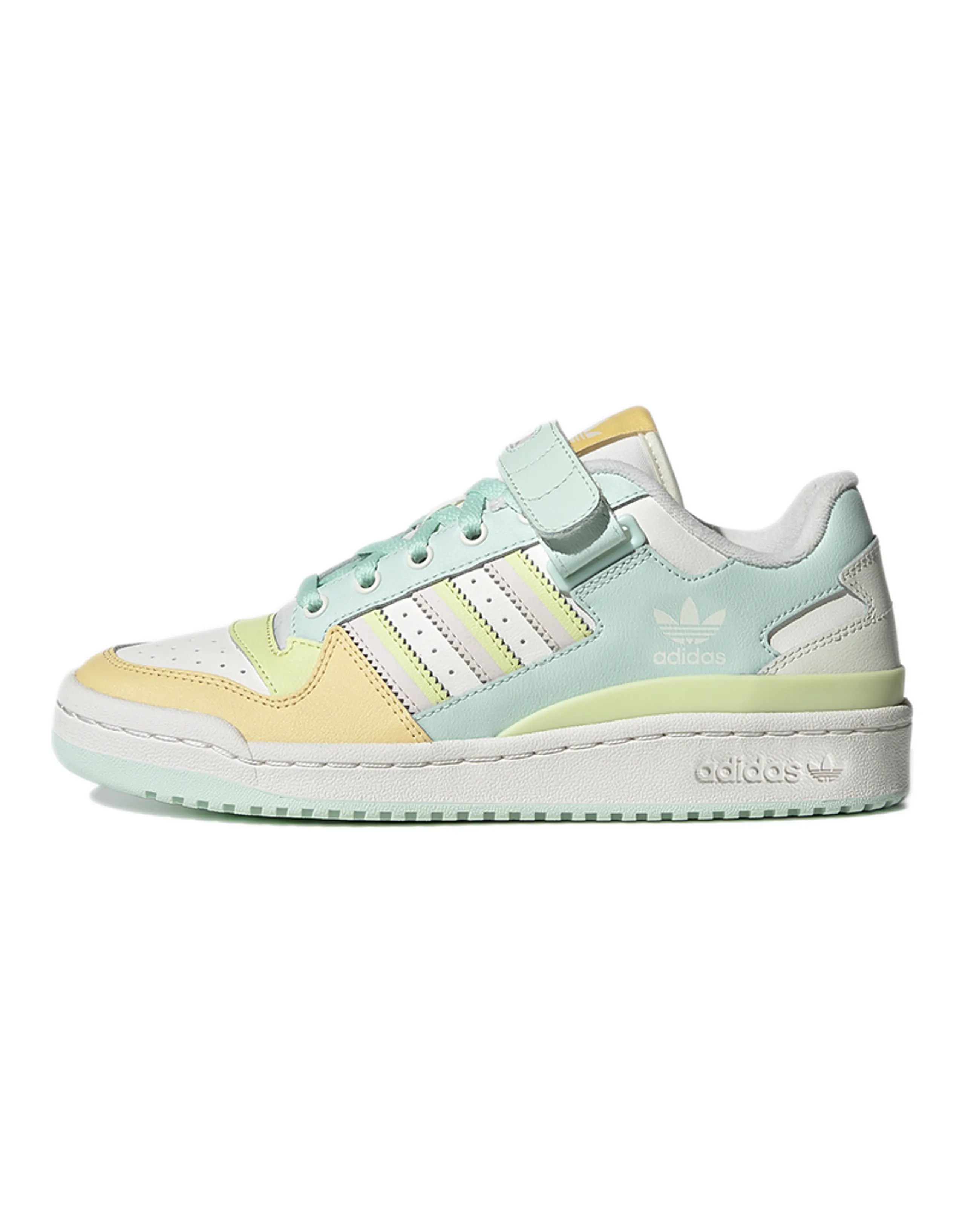 Adidas Forum Low Premium White Blue Yellow Women's