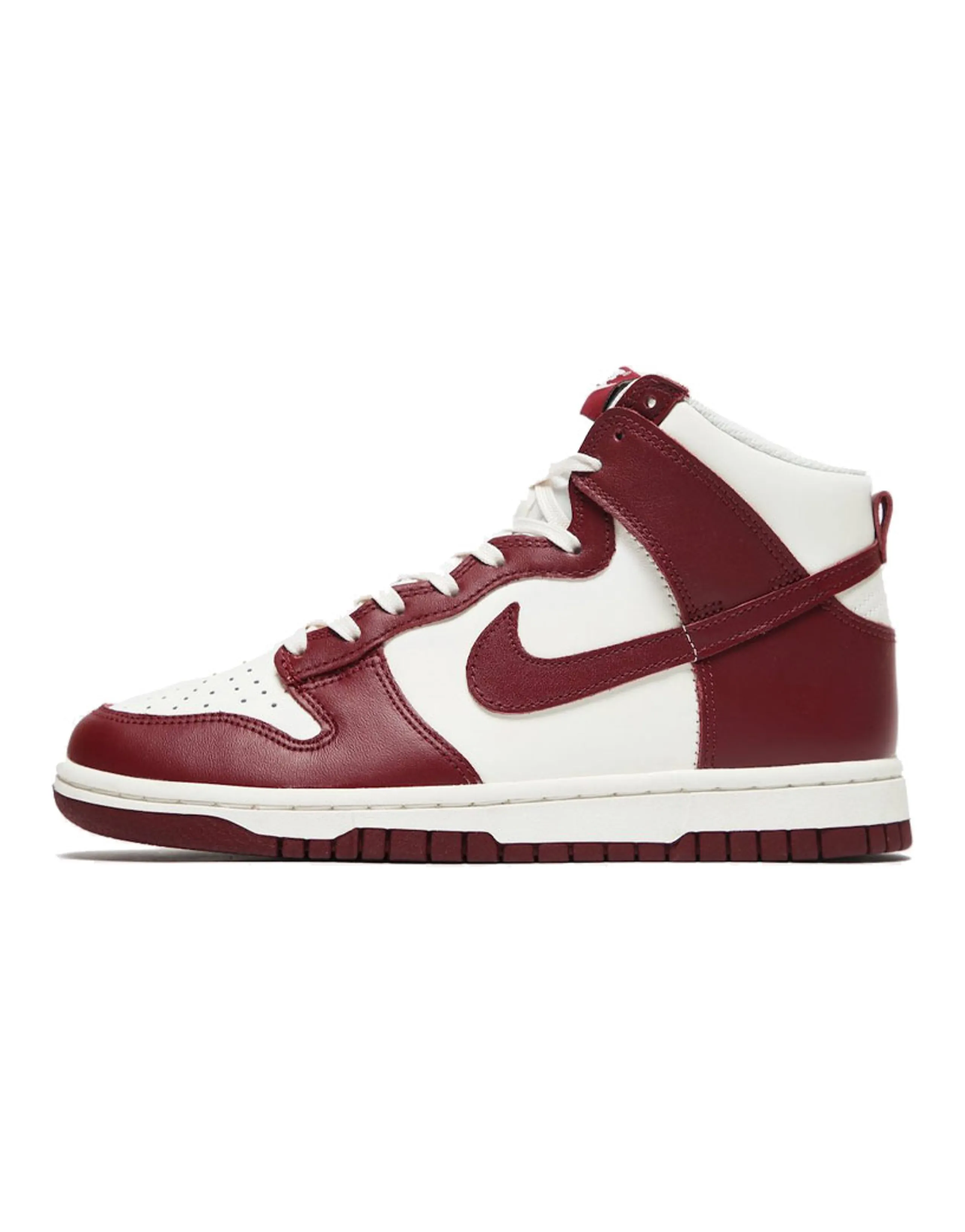 Nike Dunk High Sail Team Red Women's