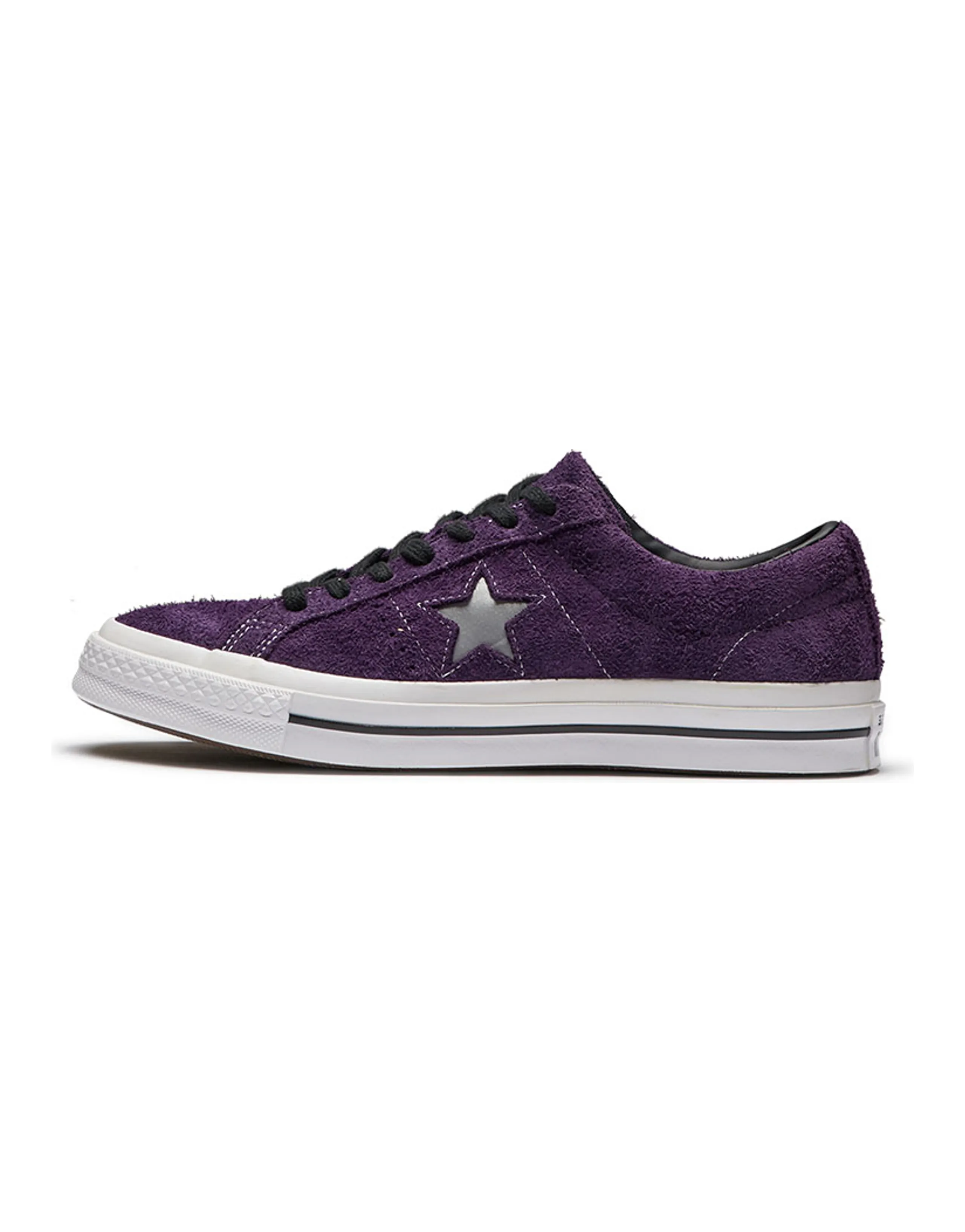 Converse One Star White Purple