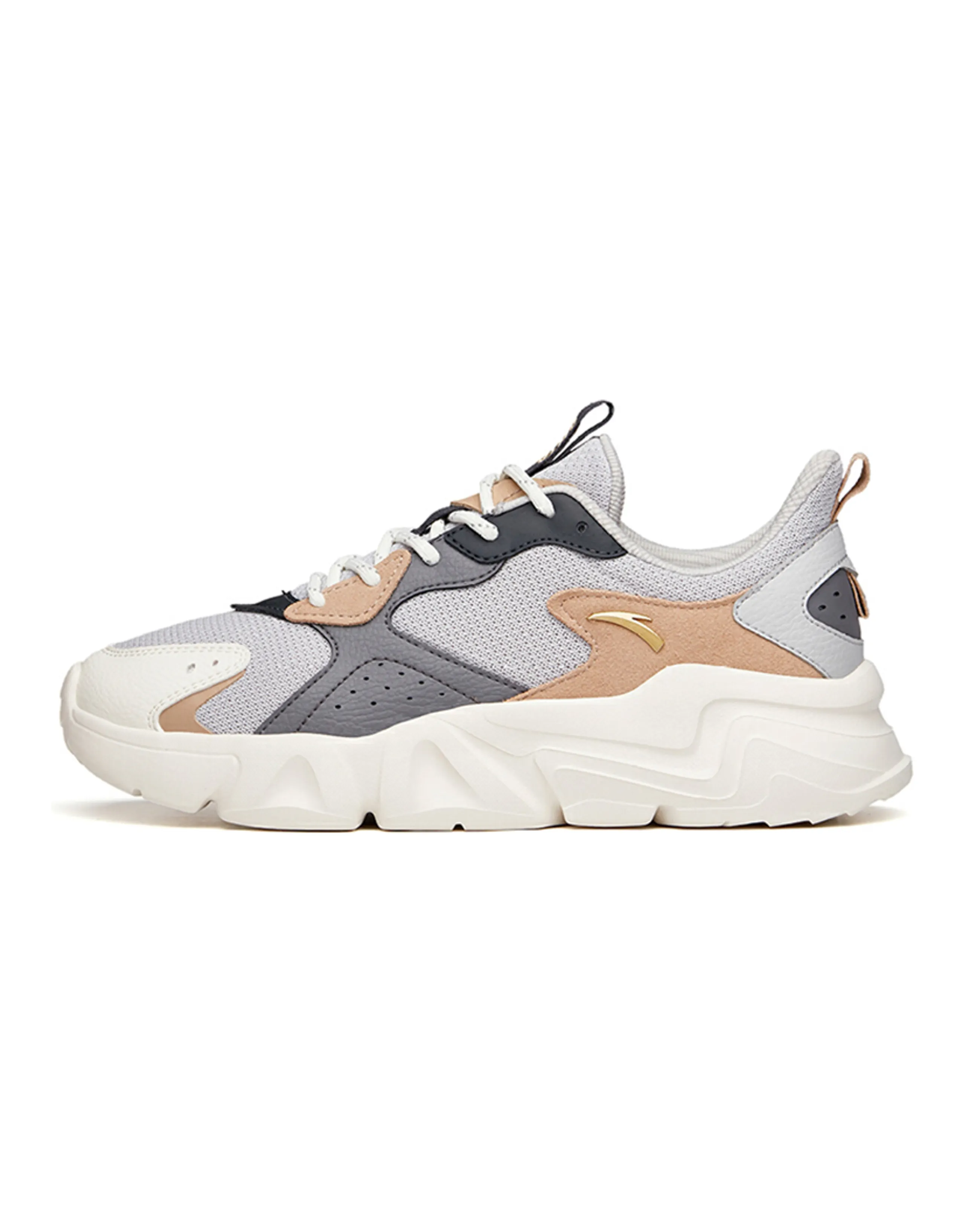 Anta Life Collection Lightweight Low-Top Casual Shoes Men's Taupe