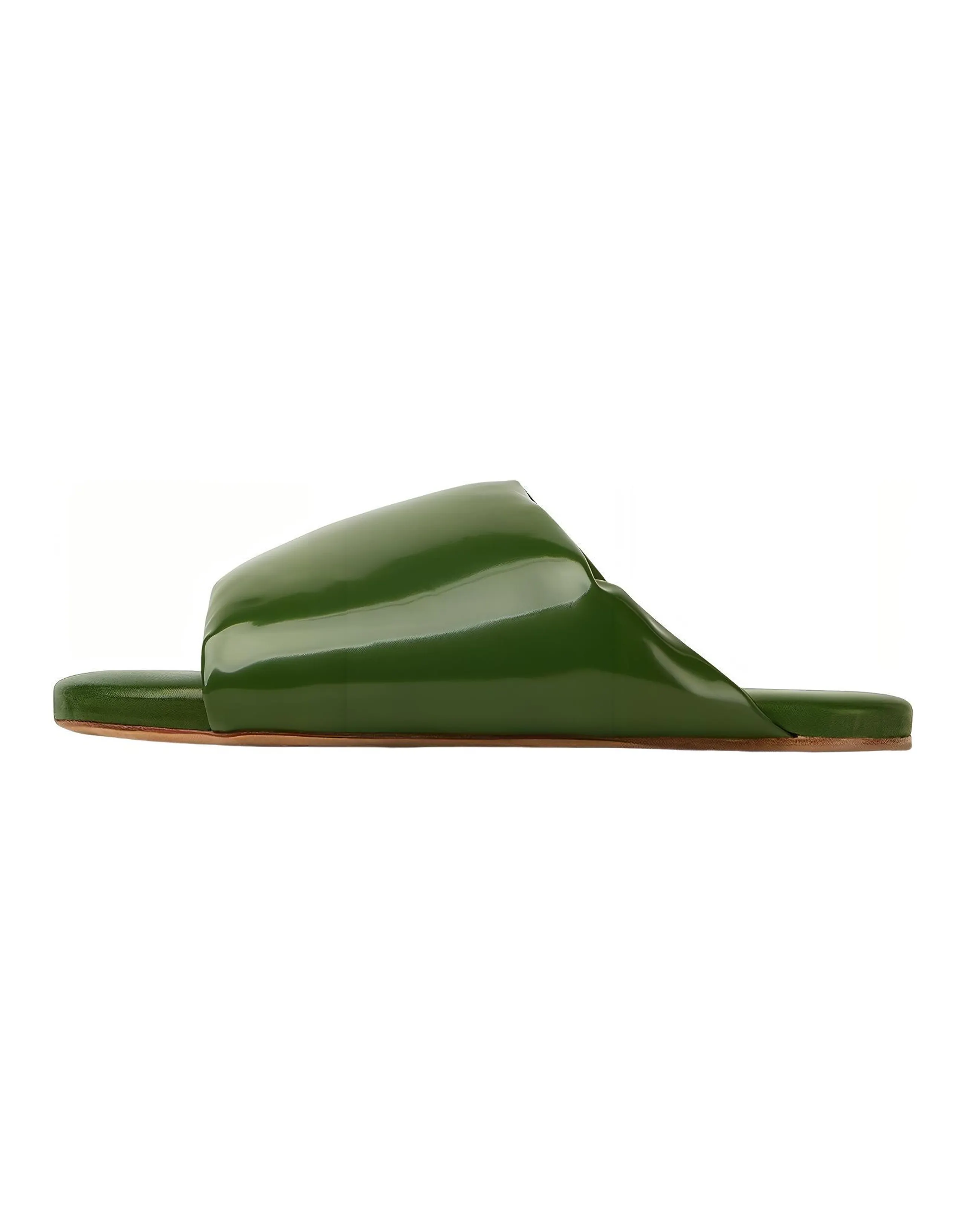 Bottega Veneta Slider Flat Slide Sandals Men's Green