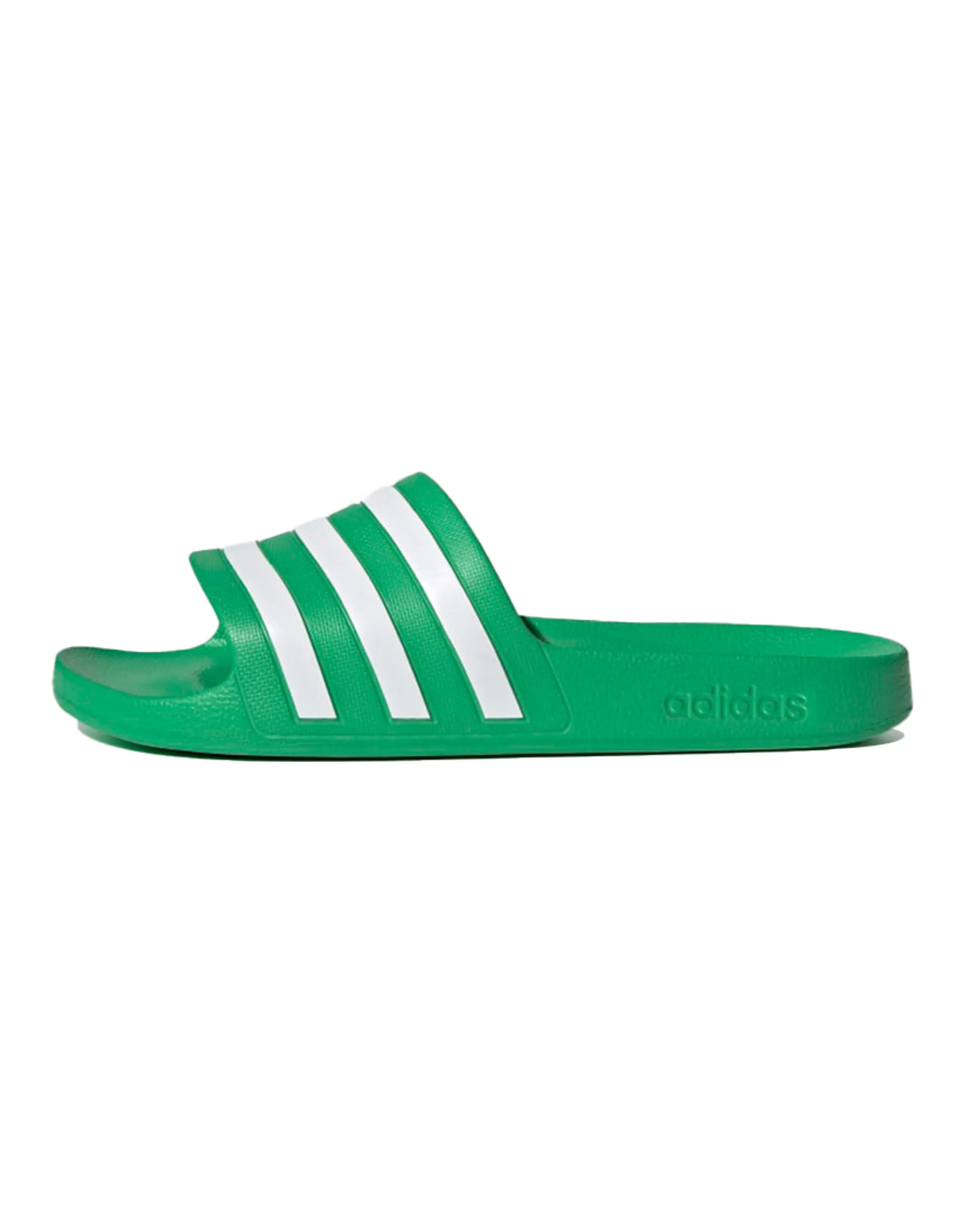 Adilette Adidas Aqua Slides 'Vivid Green'