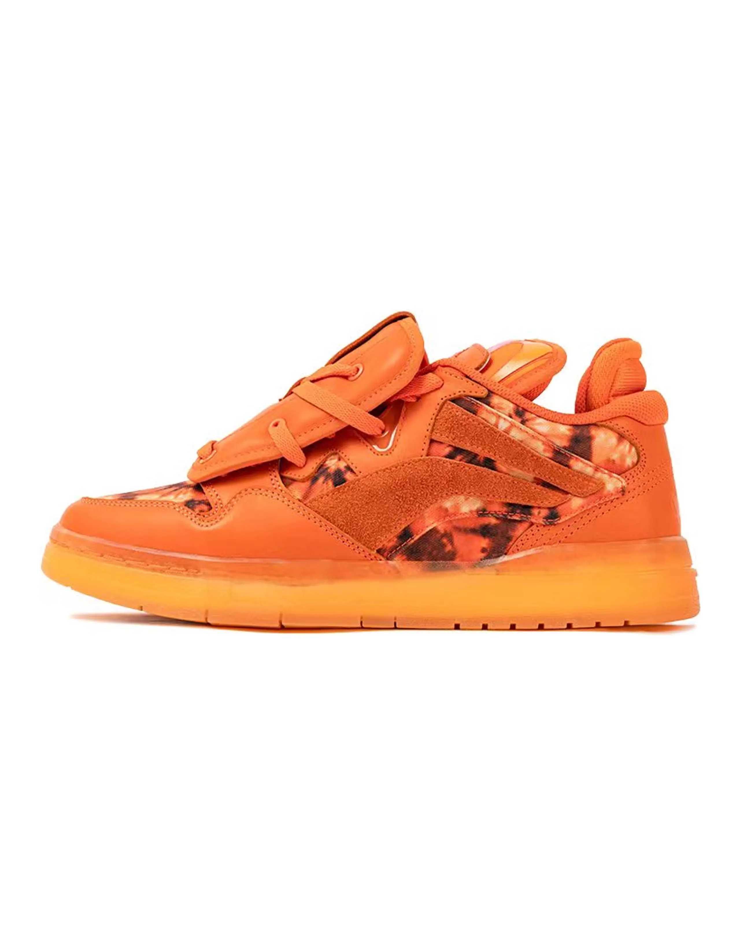 BURNIN x LiNing Wave Low-Top Skateboard Shoes Women's Orange