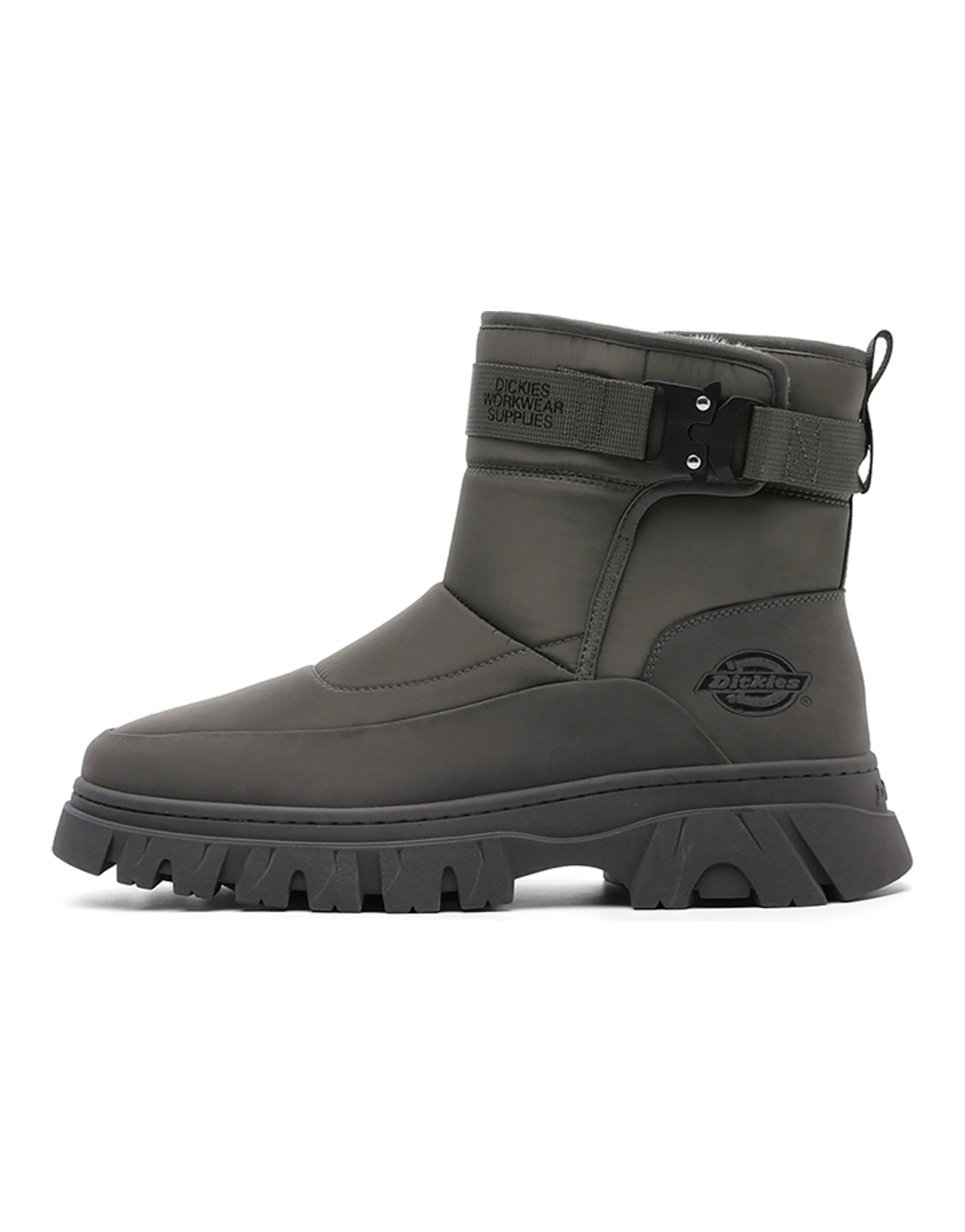 Dickies Warm Wear-Resistant Cushioning Height Increasing Slip-Resistant Short Snow Boots Men's Army Green