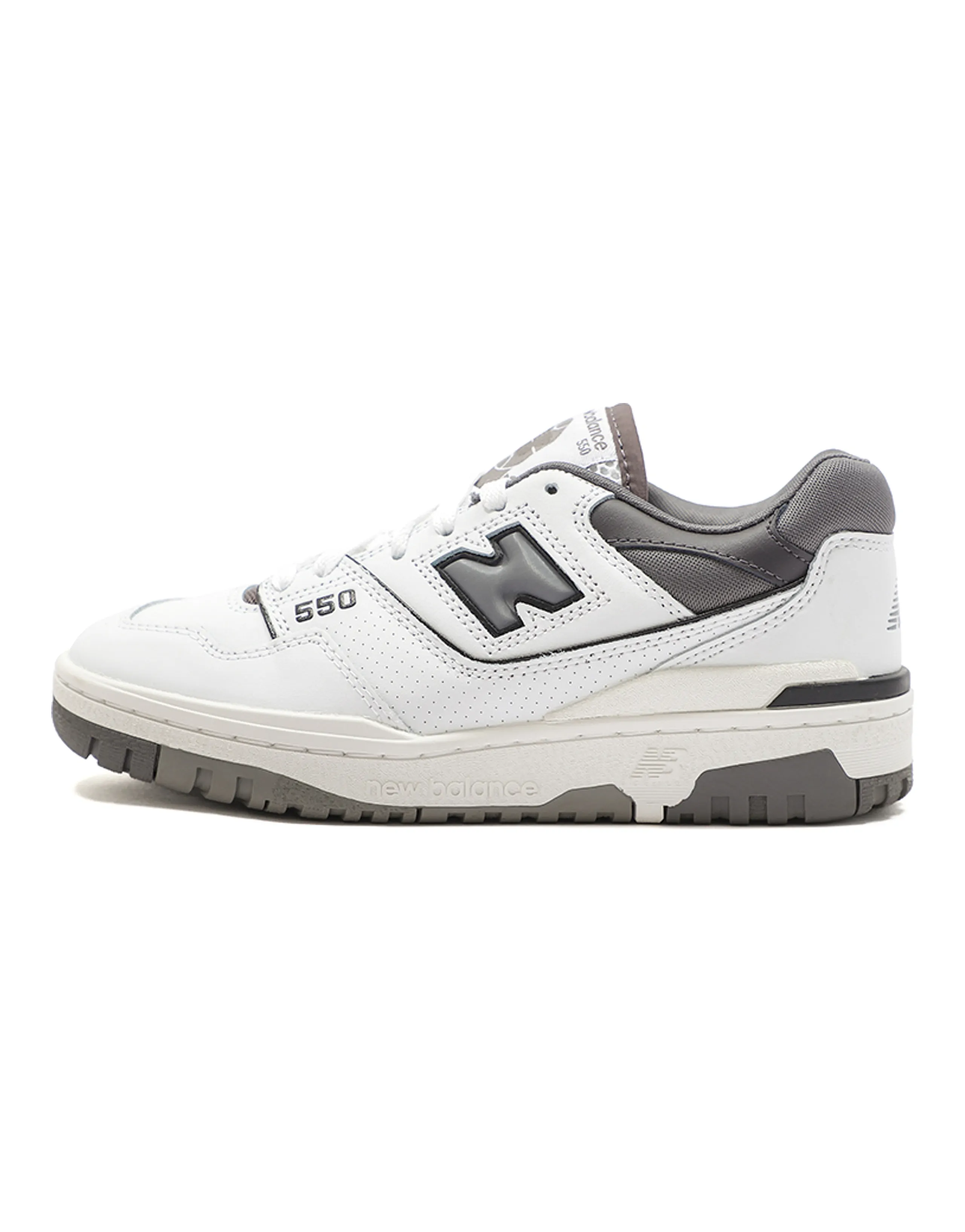New Balance 550 White Grey Dark Grey