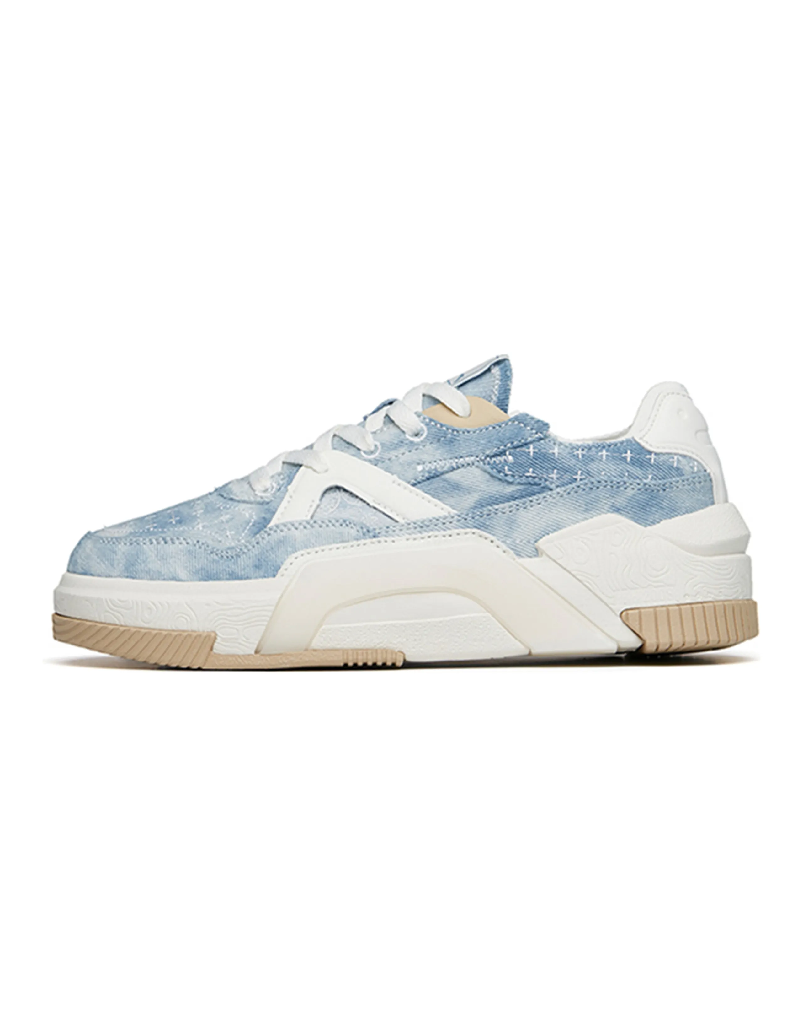 Anta Low-Top Skateboard Shoes Women's Blue