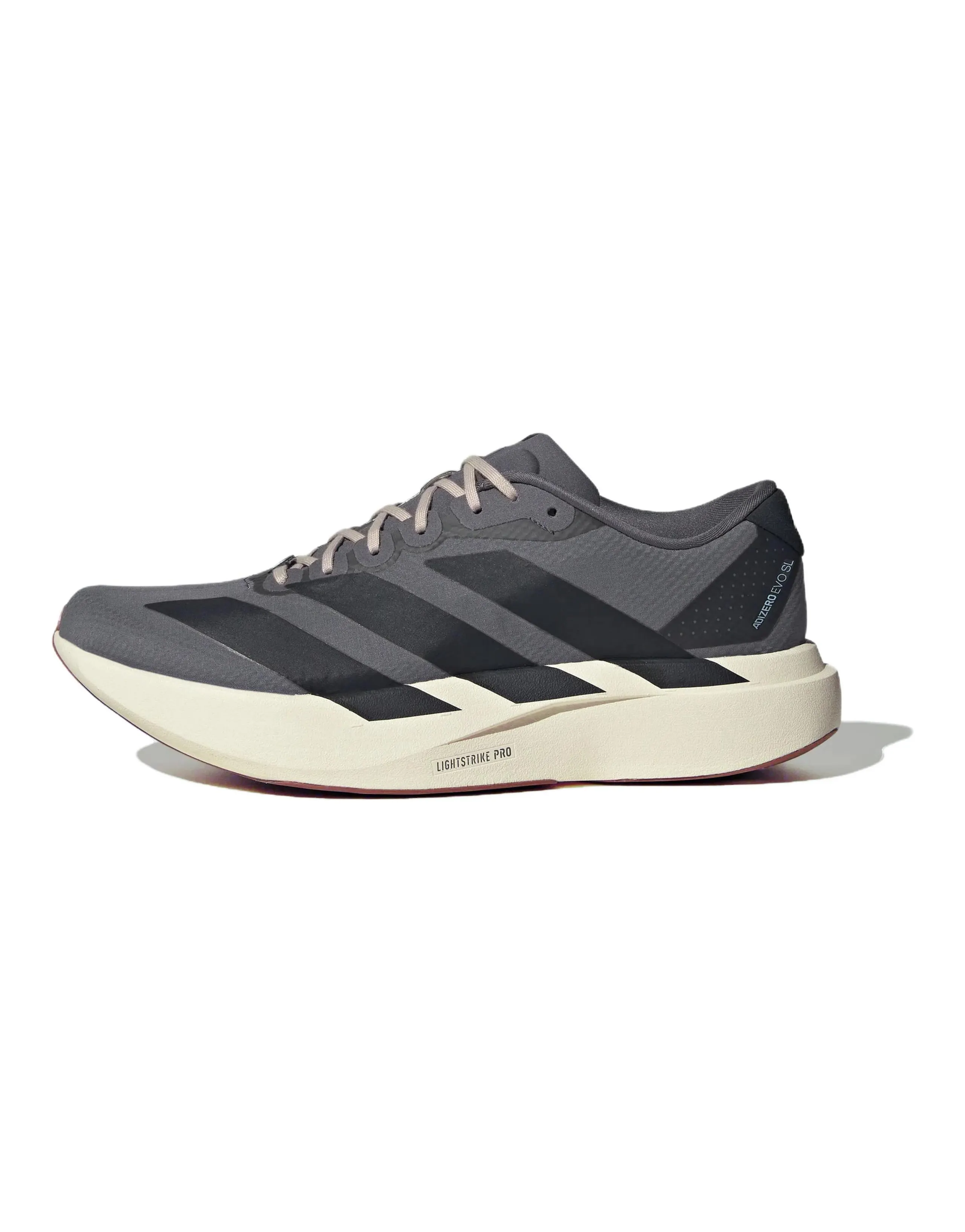 adidas Adizero Evo SL Comfortable Versatile Low-Top Casual Running Shoes Men's Dark Grey