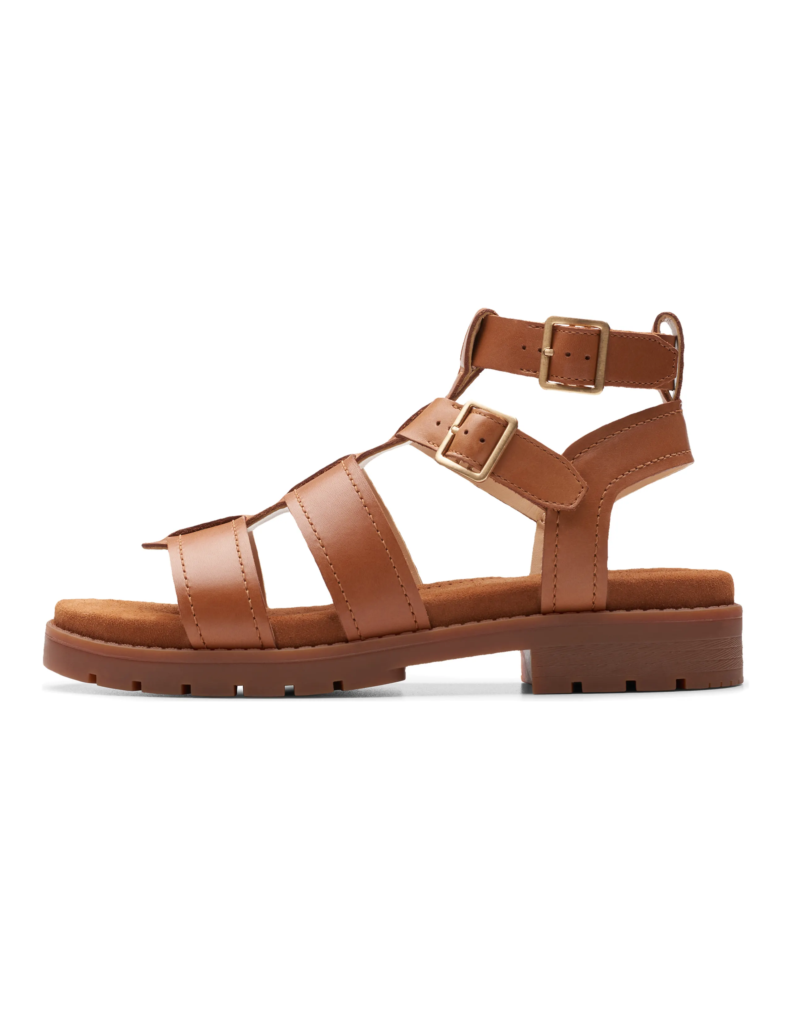 Clarks Roman Sandals Women's Brown