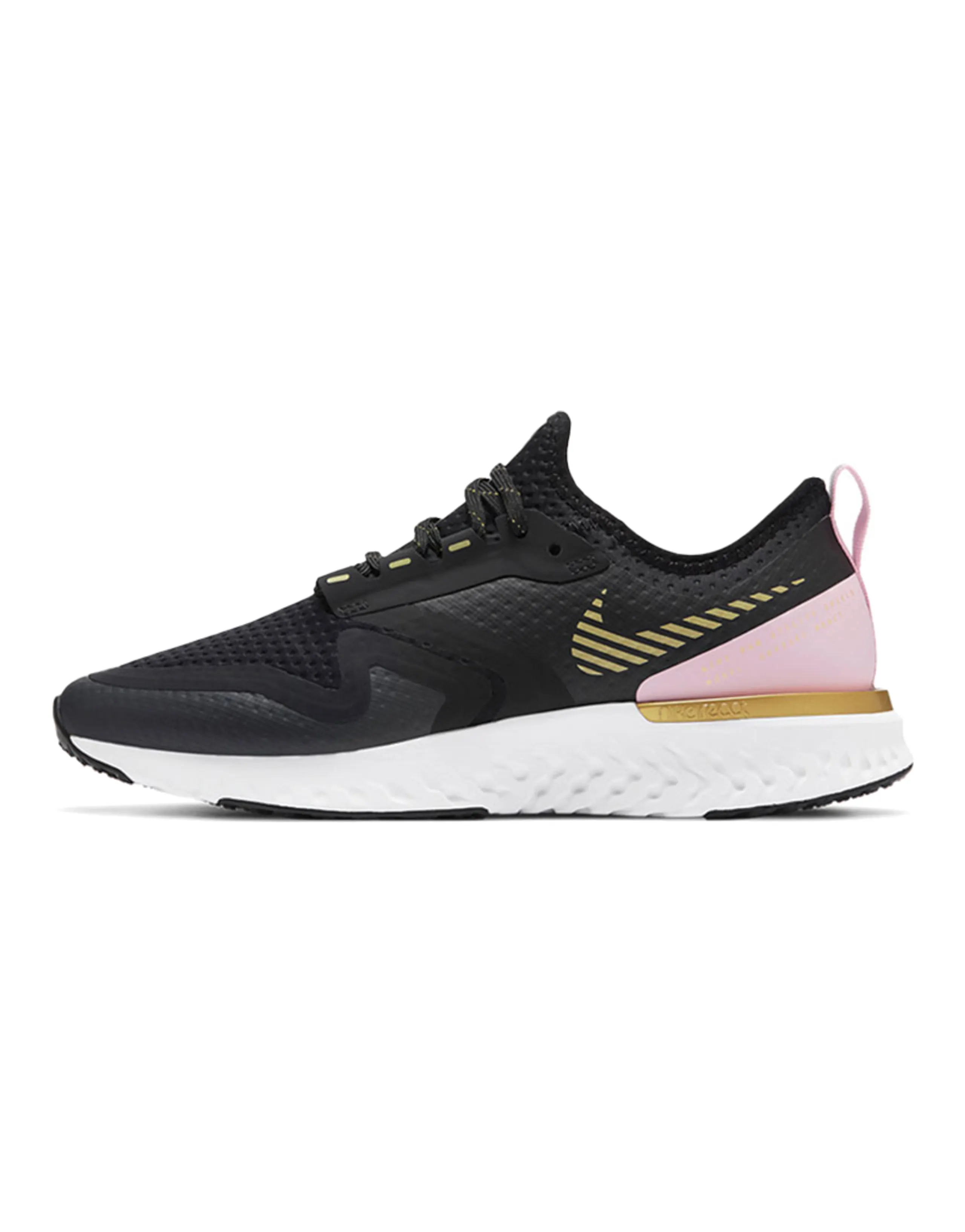 Nike Odyssey React 2 Shield 'Black Metallic Gold' Women's