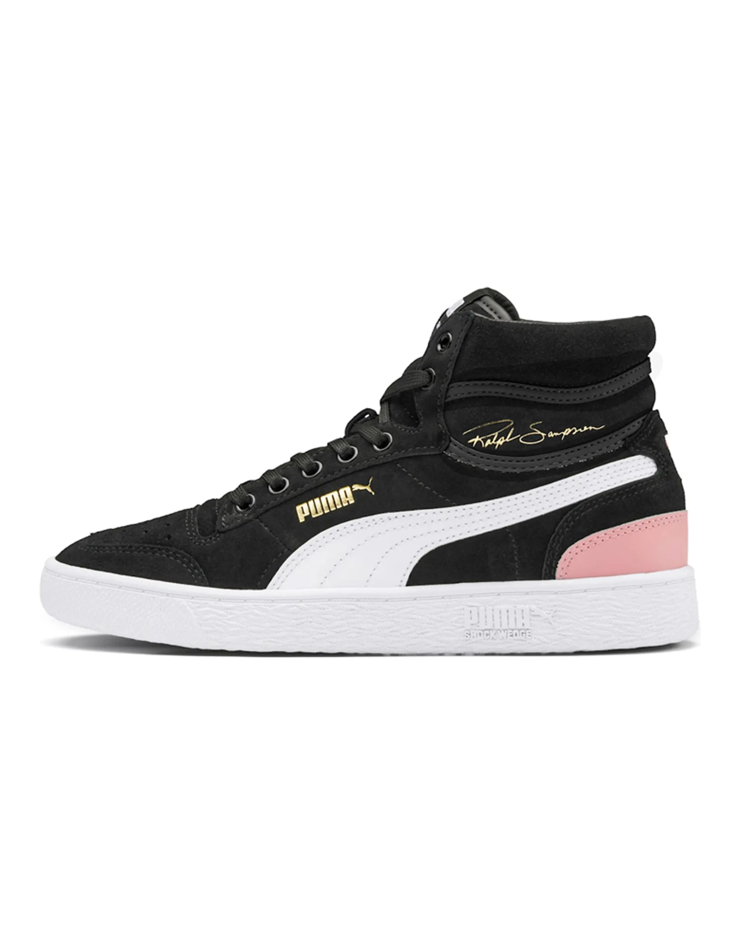 PUMA Ralph Sampson Mid Suede 'Black Bridal Rose' Women's