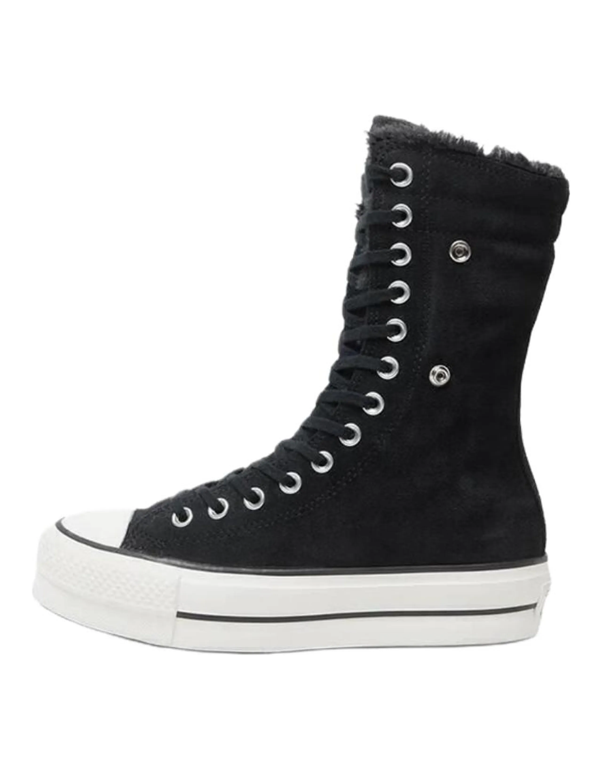Converse Chuck Taylor SEASONAL Comfortable Soft High-Top Canvas Shoes Women's Black