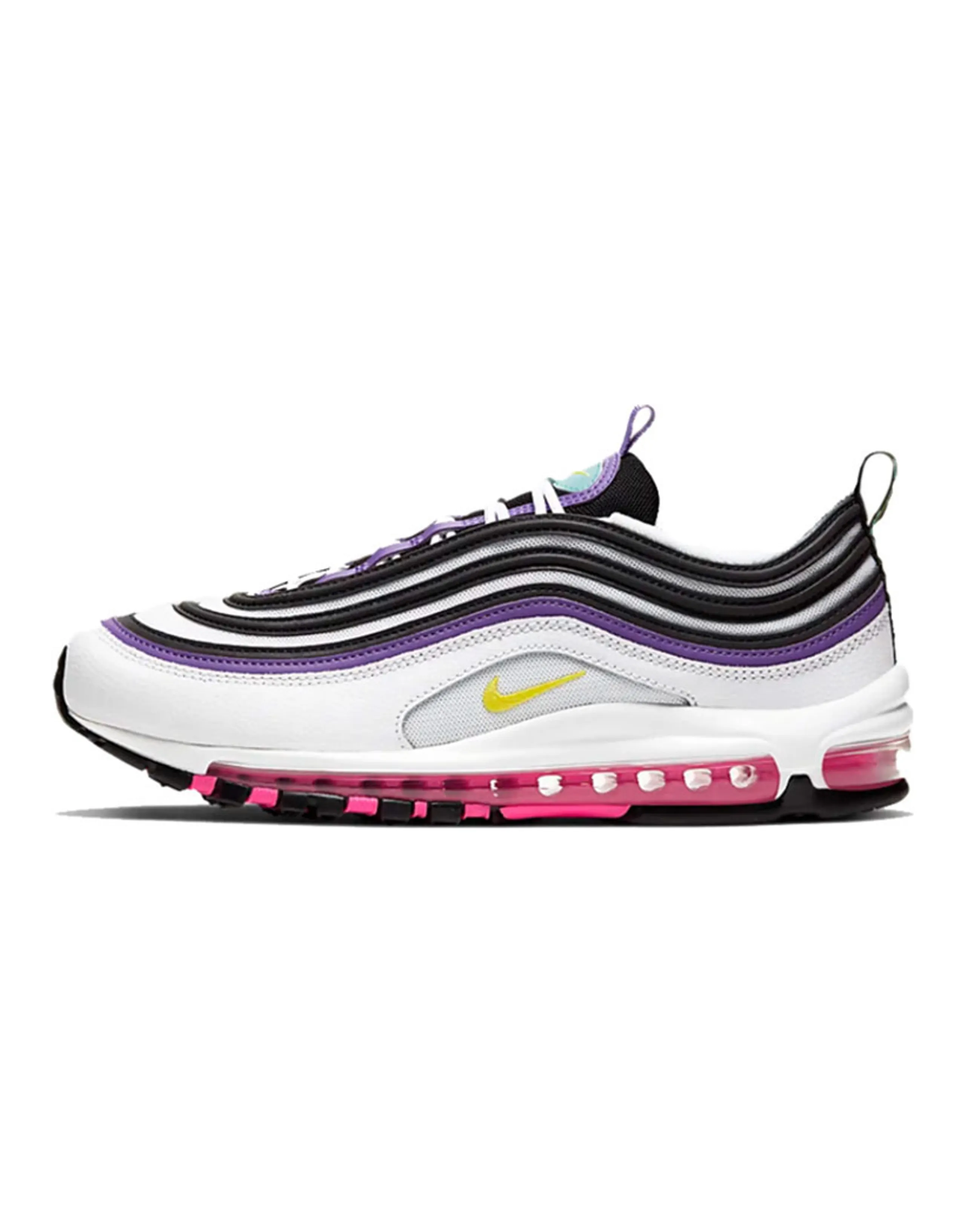 Nike Air Max 97 White Dynamic Yellow Violet