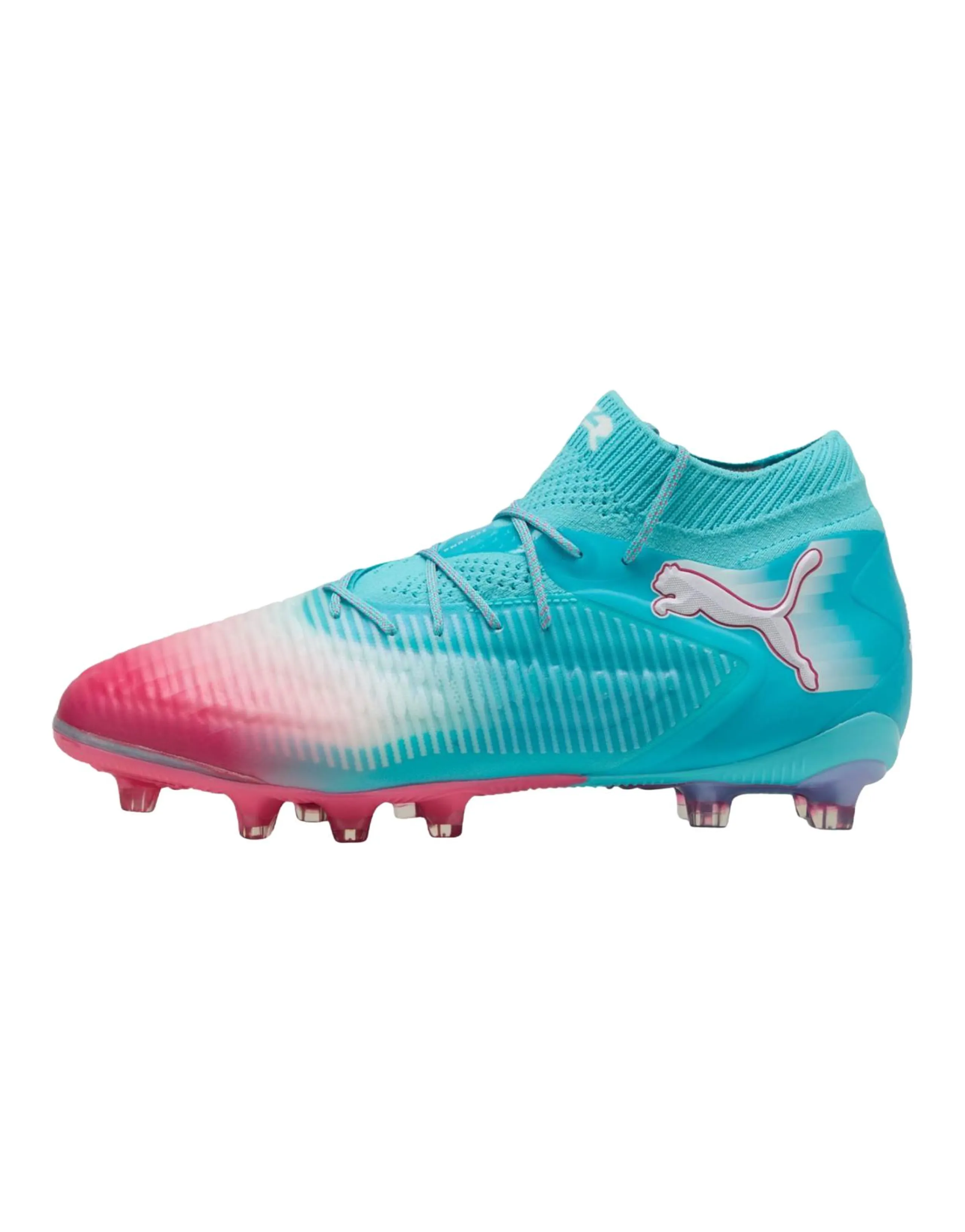 PUMA Future 8 Ultimate Comfortable Soft Supportive Lightweight Soccer Cleats Unisex Blue Pink