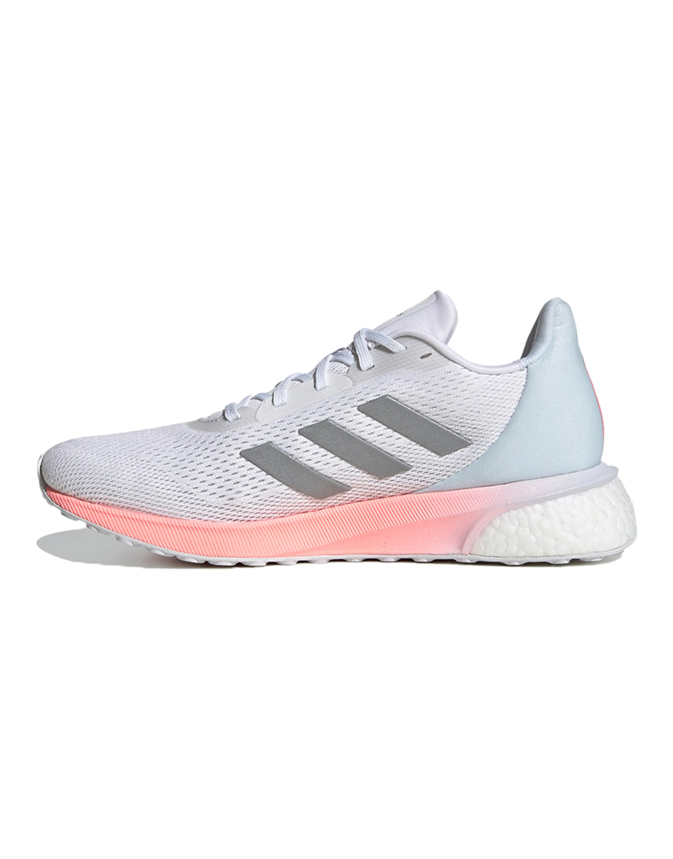 Adidas Astrarun White Silver Metallic Sky Tint Women's