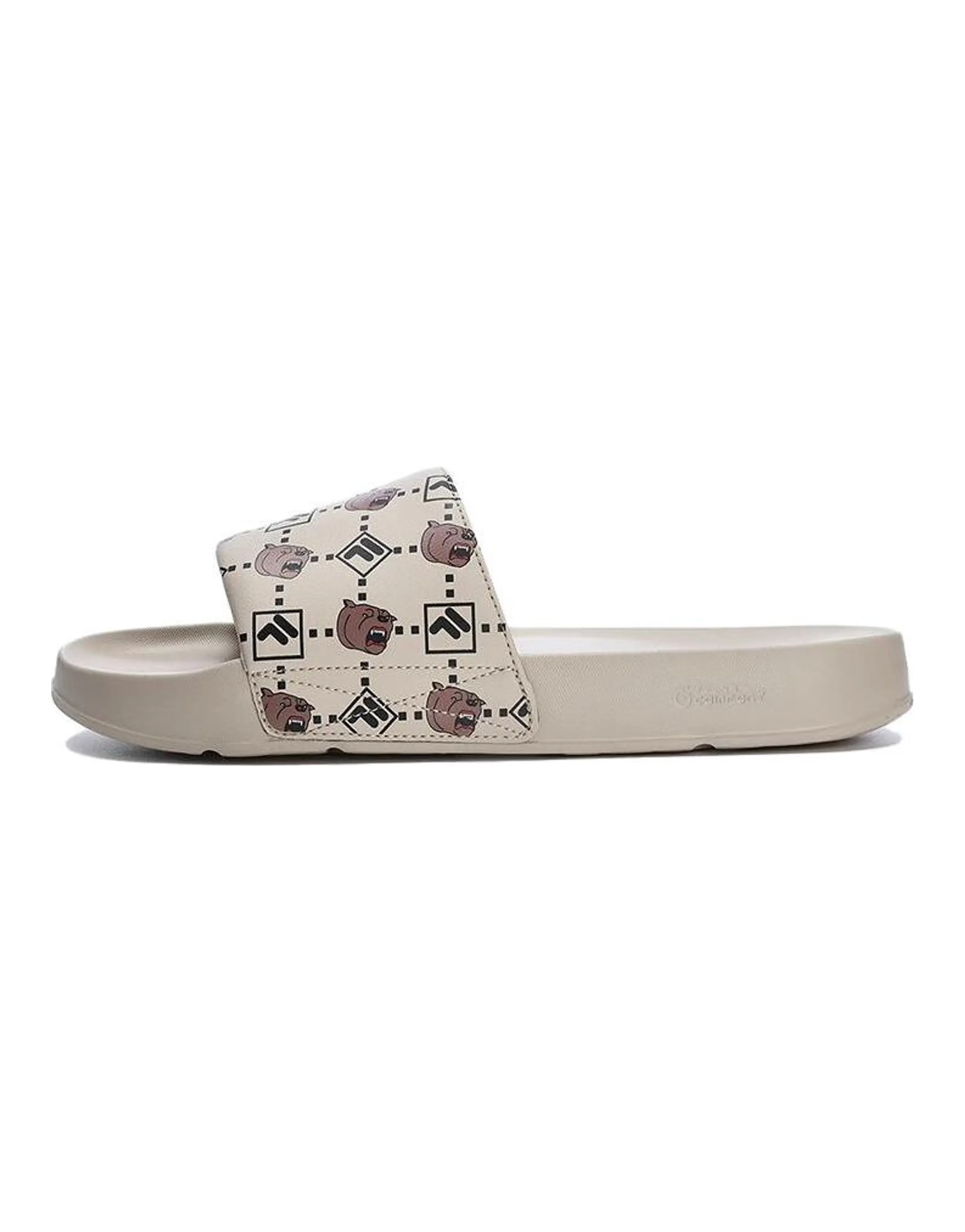 FILA Online Exclusive Drifter Slippers 'Beige Black'
