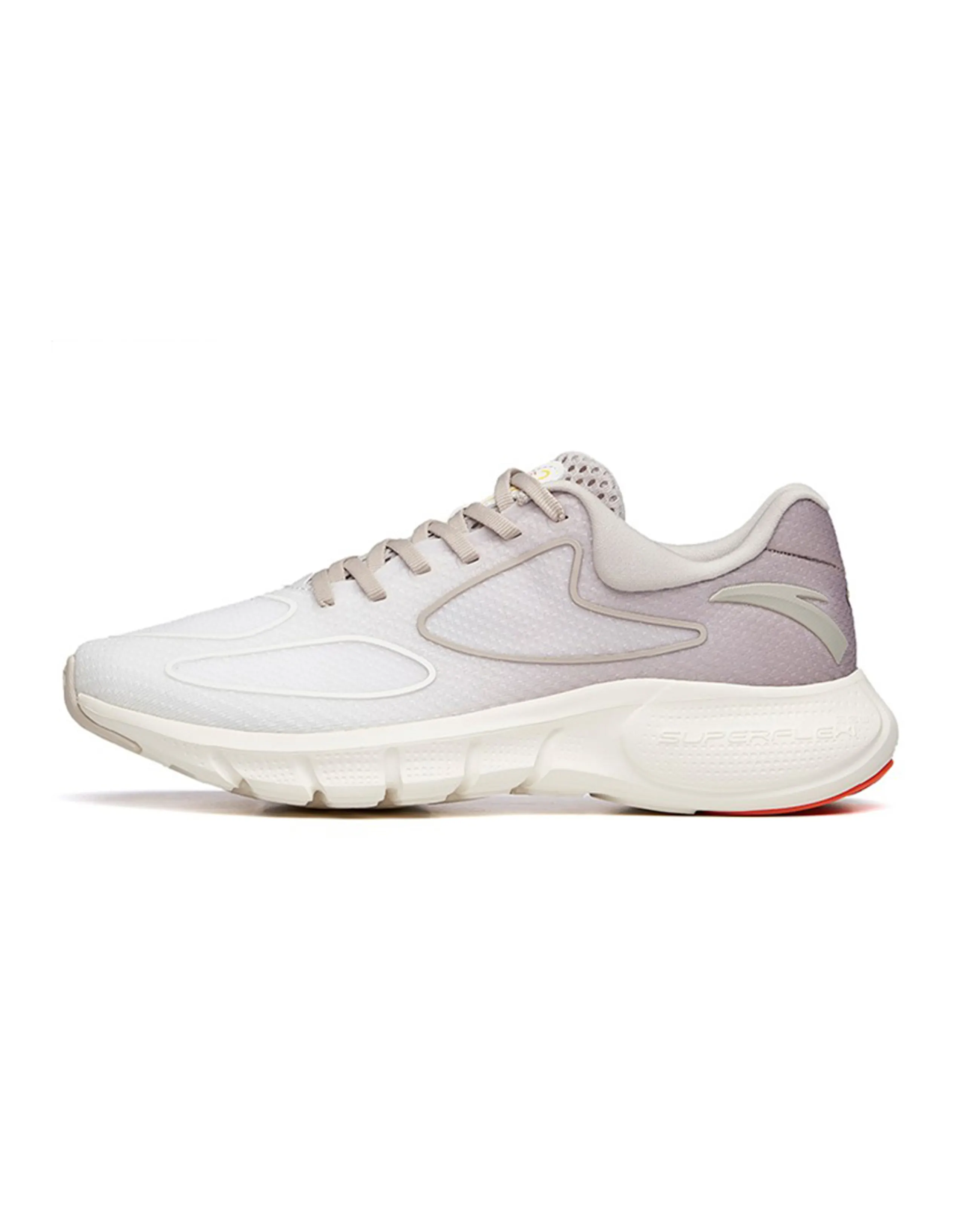 ANTA Life Collection Casual Shoes Men Low-Top Ivory White/Light Purple