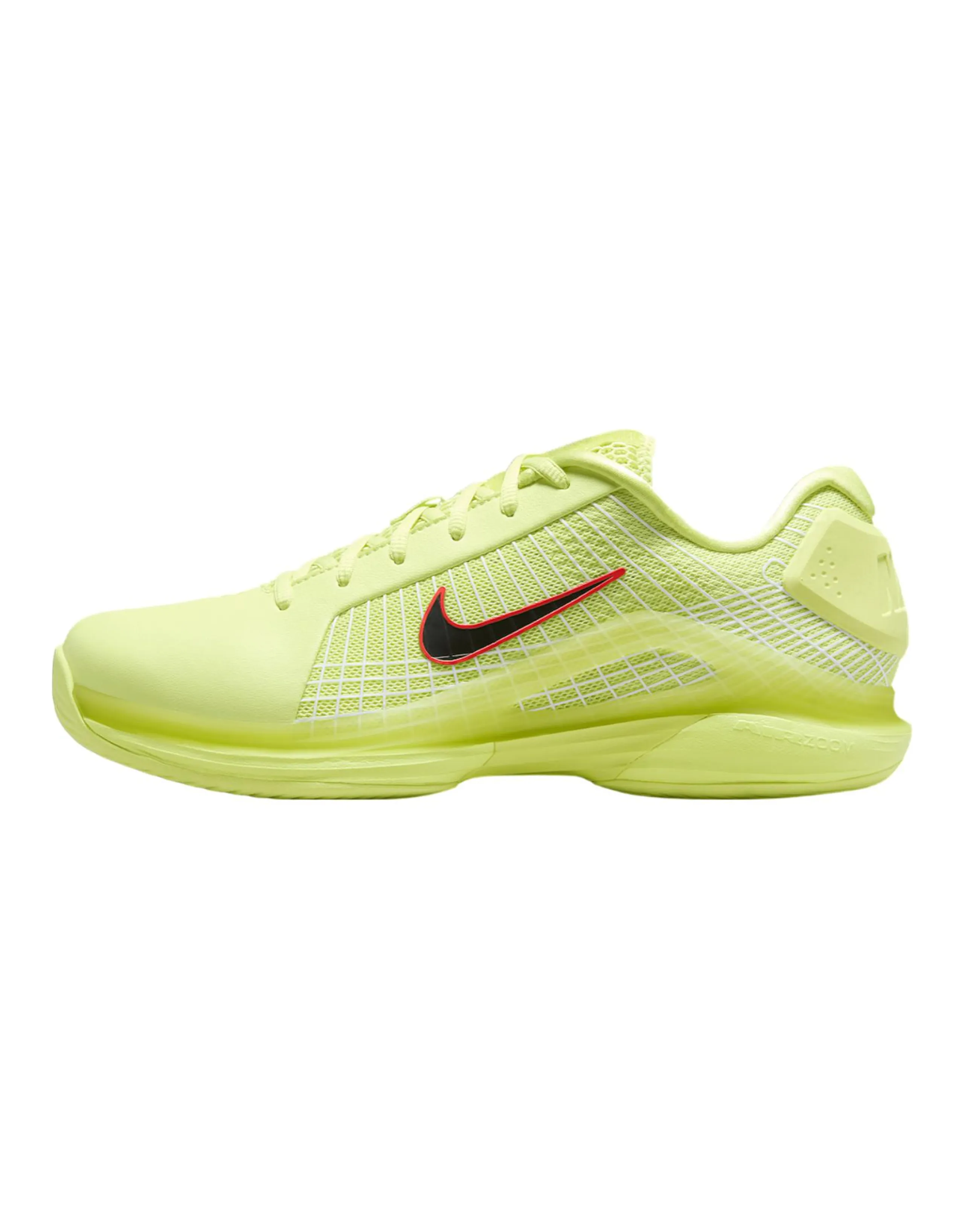 Nike Court Air Zoom Vapor 12 Hypersmash Hc Light Lemon Twist Light Crimson White Black