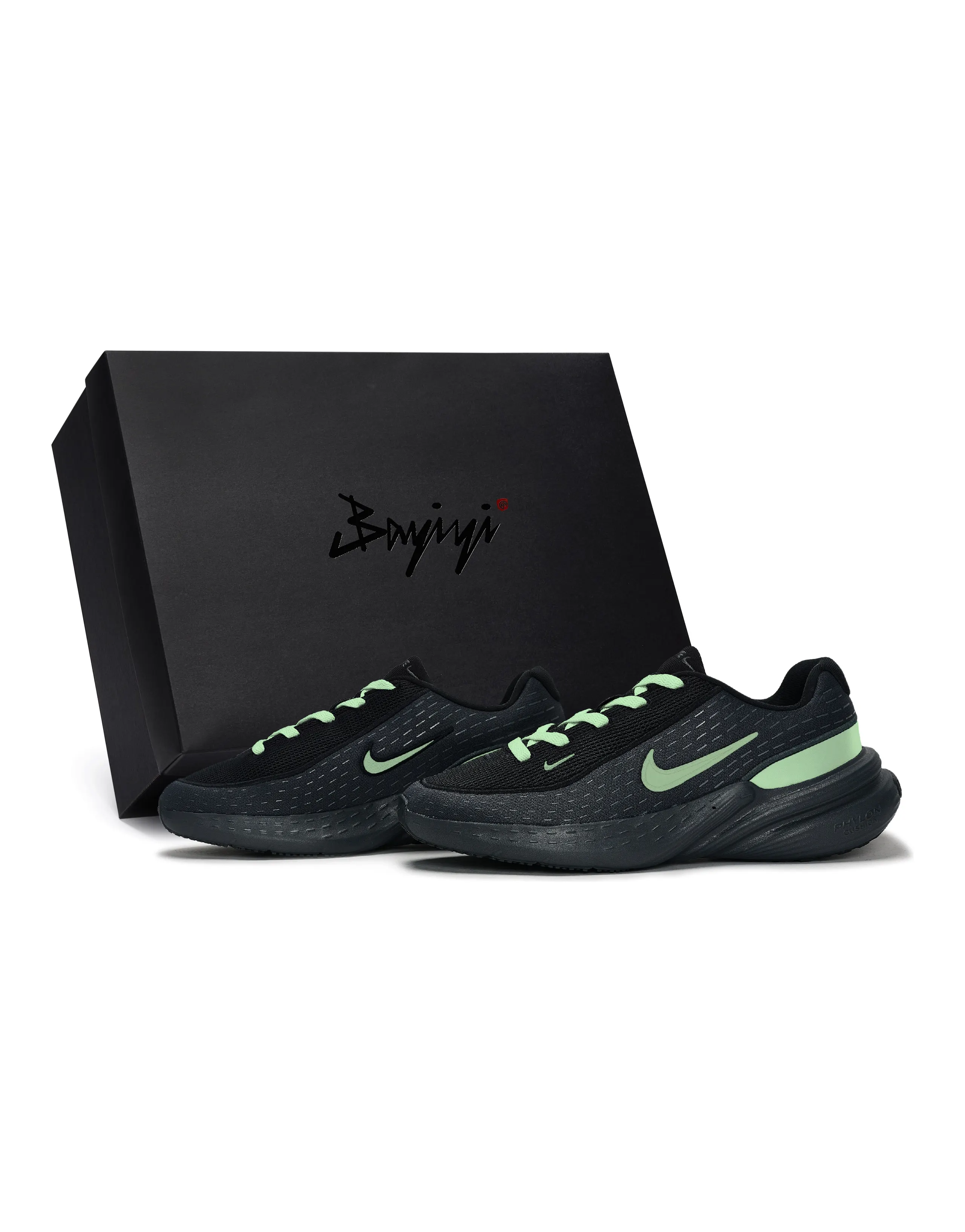 Custom Sneakers Nike Uplift SC 'Cosmic Letter Green' Special Box Low-Top Running Shoes Unisex Black Green
