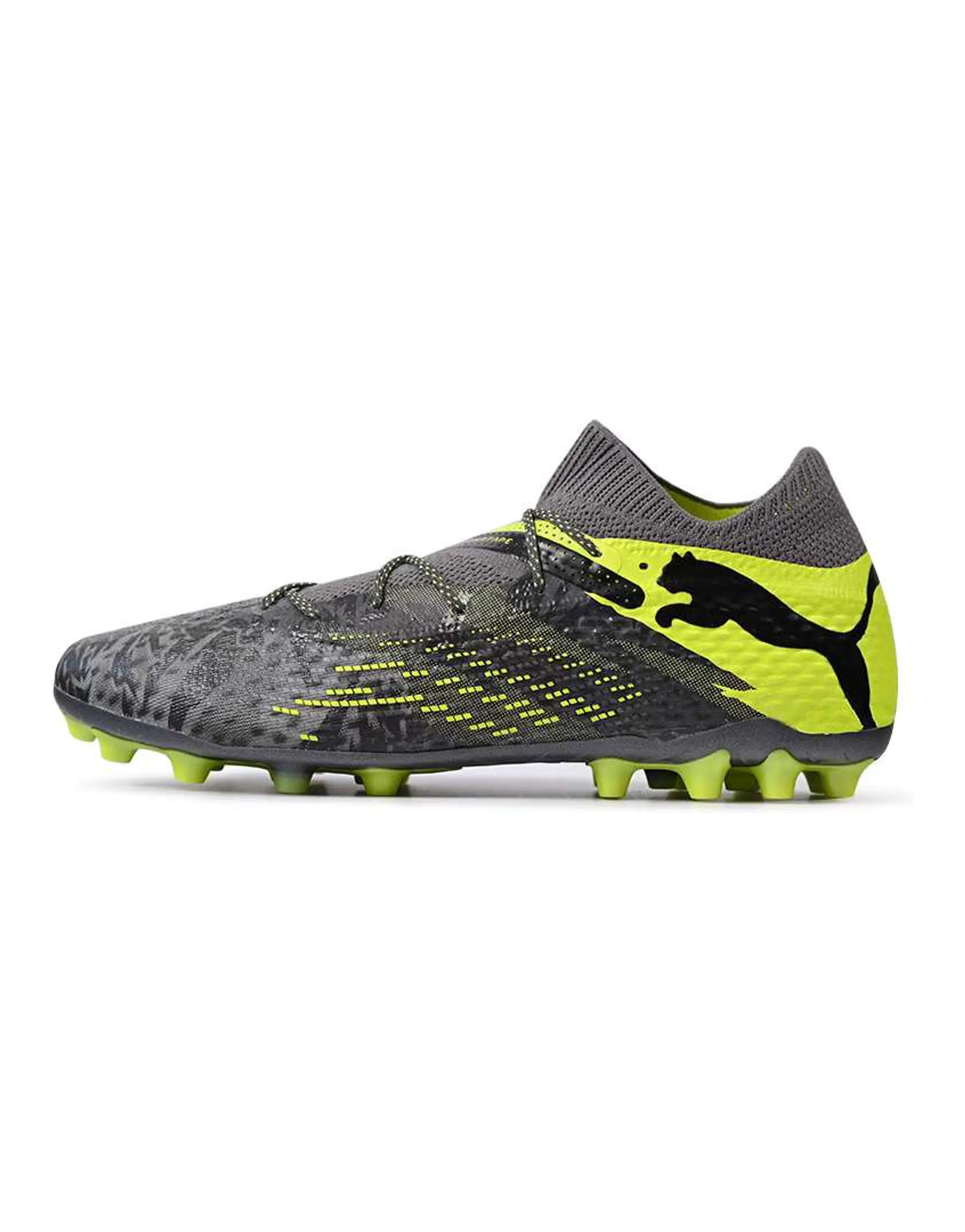 PUMA FUTURE 7 ULTIMATE MG Rubber Short Studs Wear-Resistant Soccer Shoes Men's Gray Green