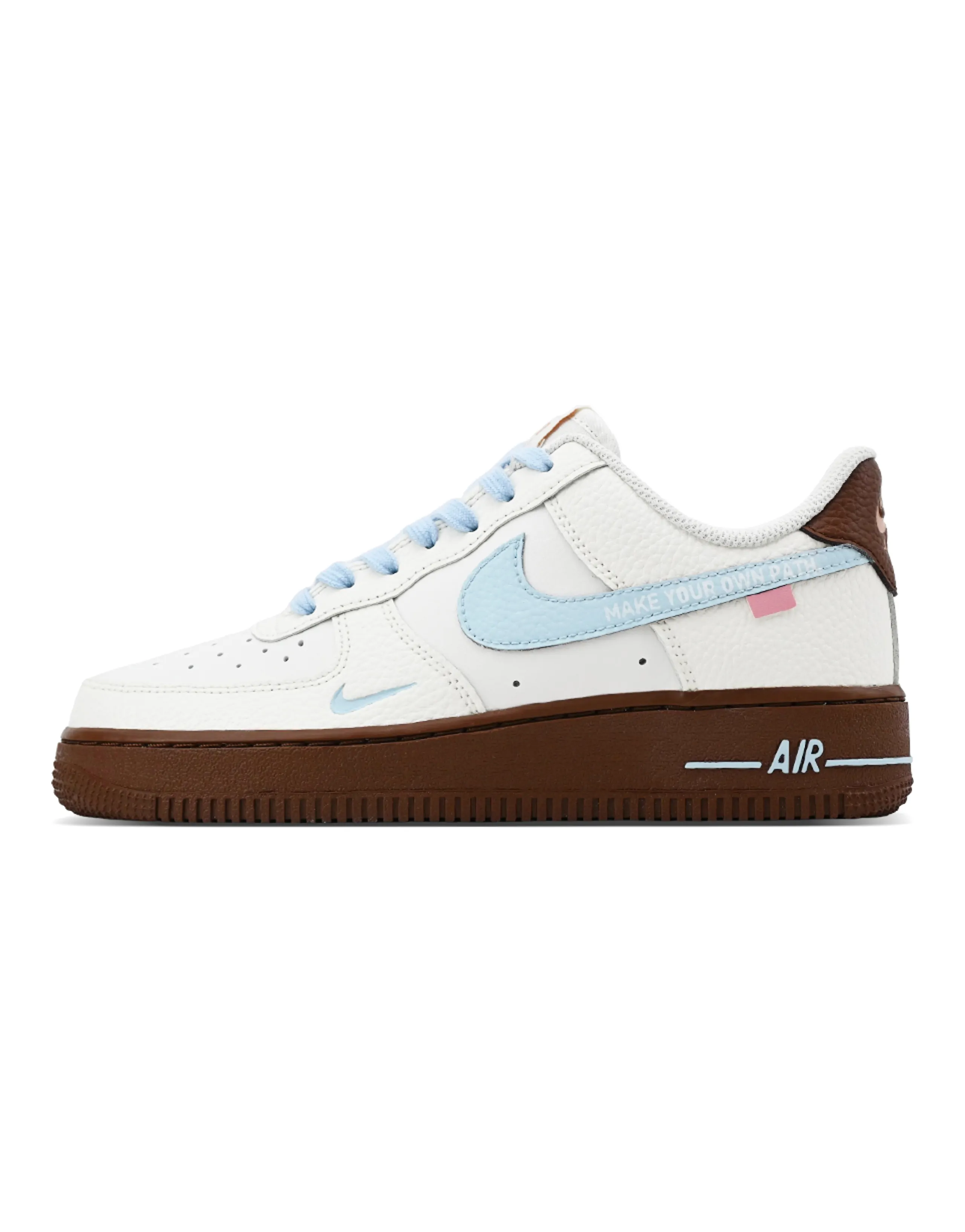 [Custom Sneakers] Nike Air Force 1 Vanilla Latte Versatile Comfortable Wear-Resistant Low-Top Skate Shoes Women's