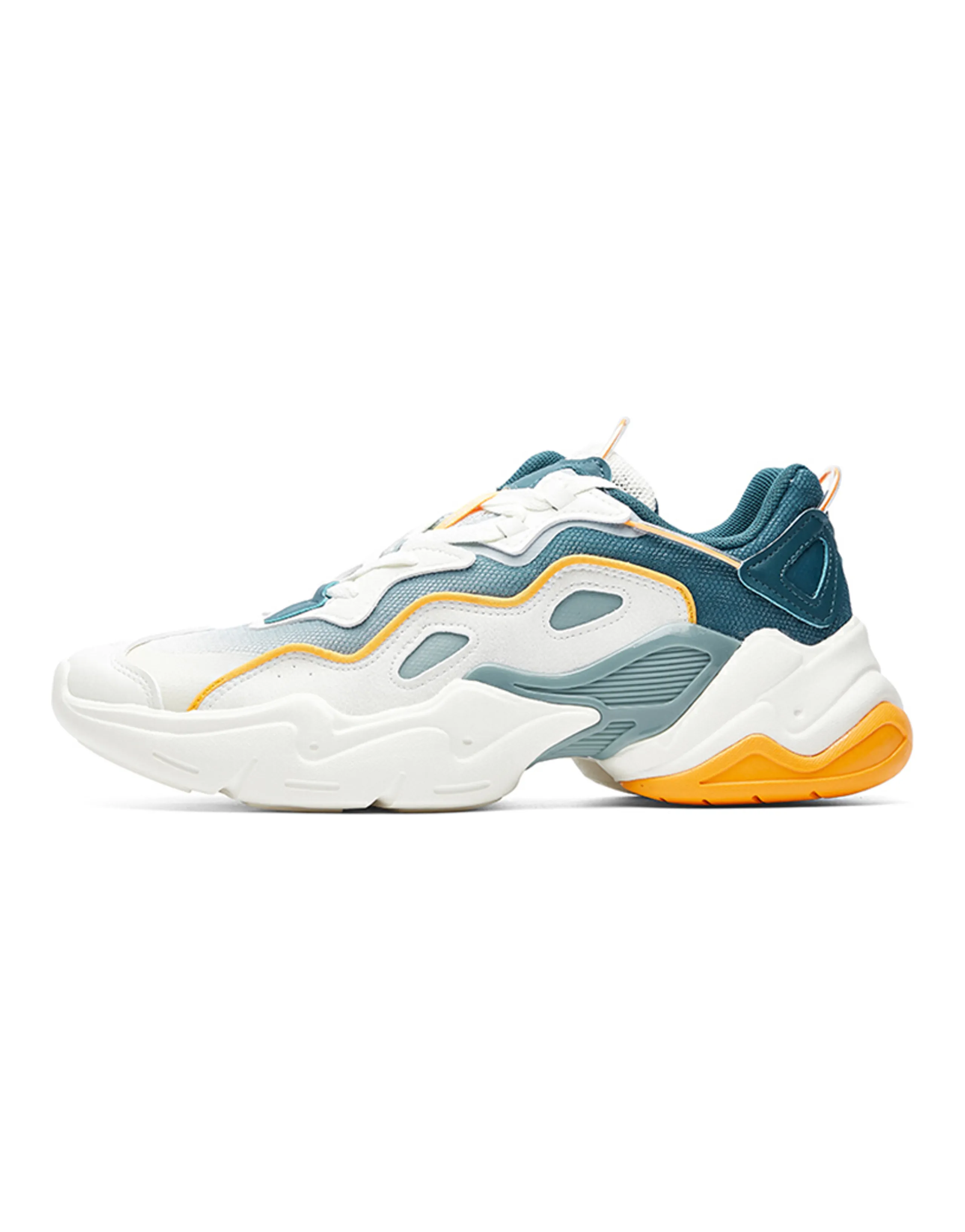 ANTA Life Collection Chunky Sneakers Men Low-Top White Blue