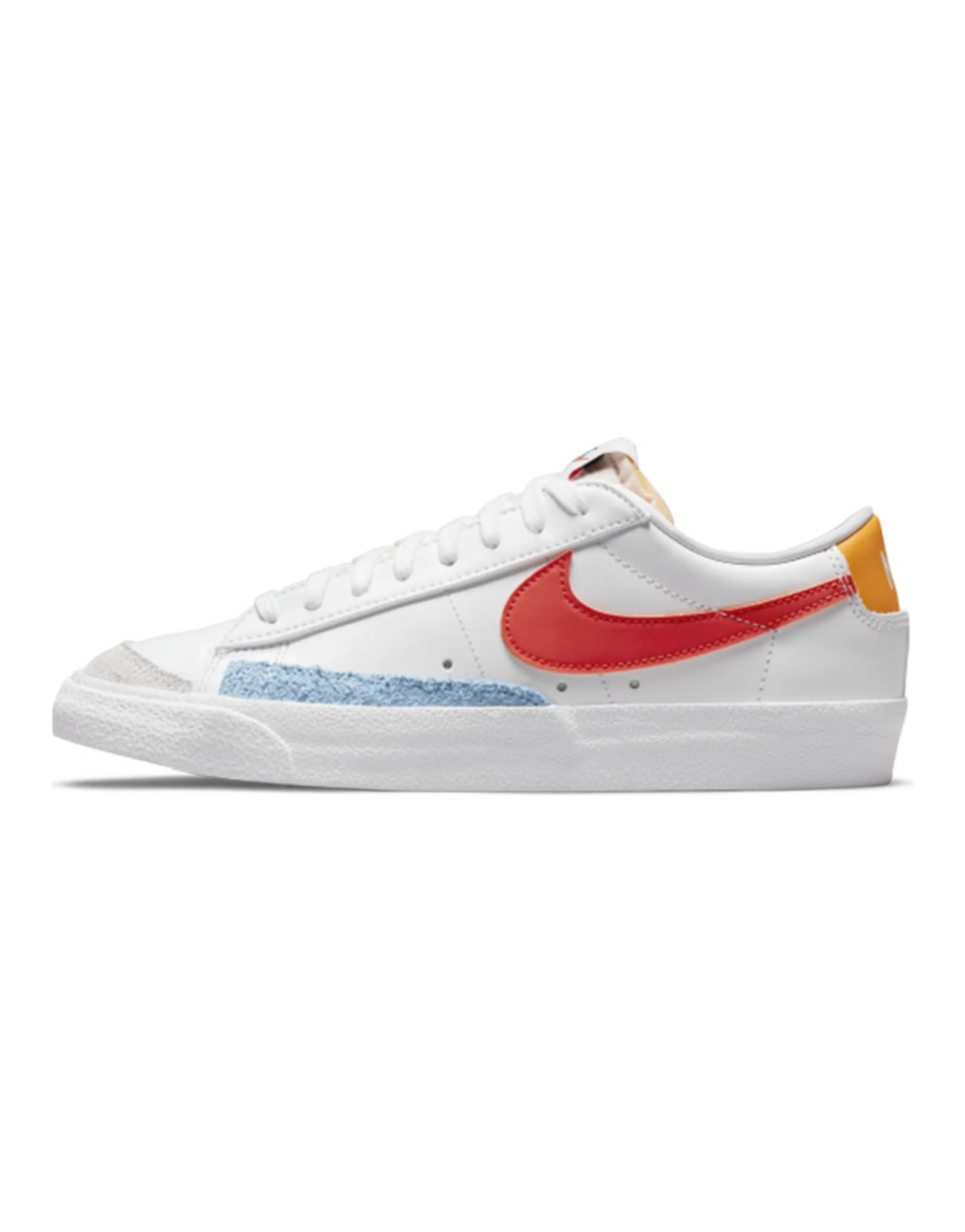 Nike Blazer Low '77 'White Orange' Women's