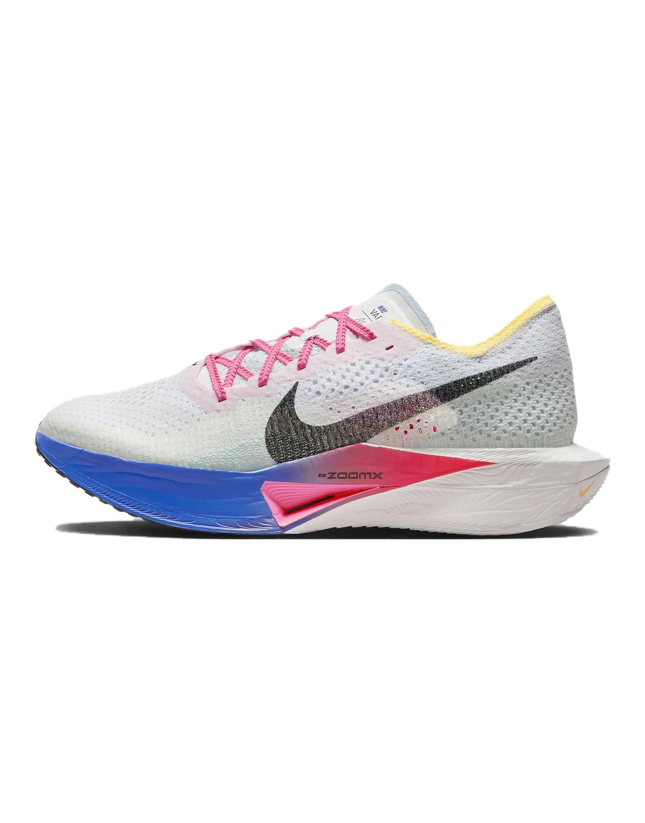 Nike ZoomX Vaporfly 3 Anti-Slip Wear-Resistant Low-Top Running Shoes Men's White Black