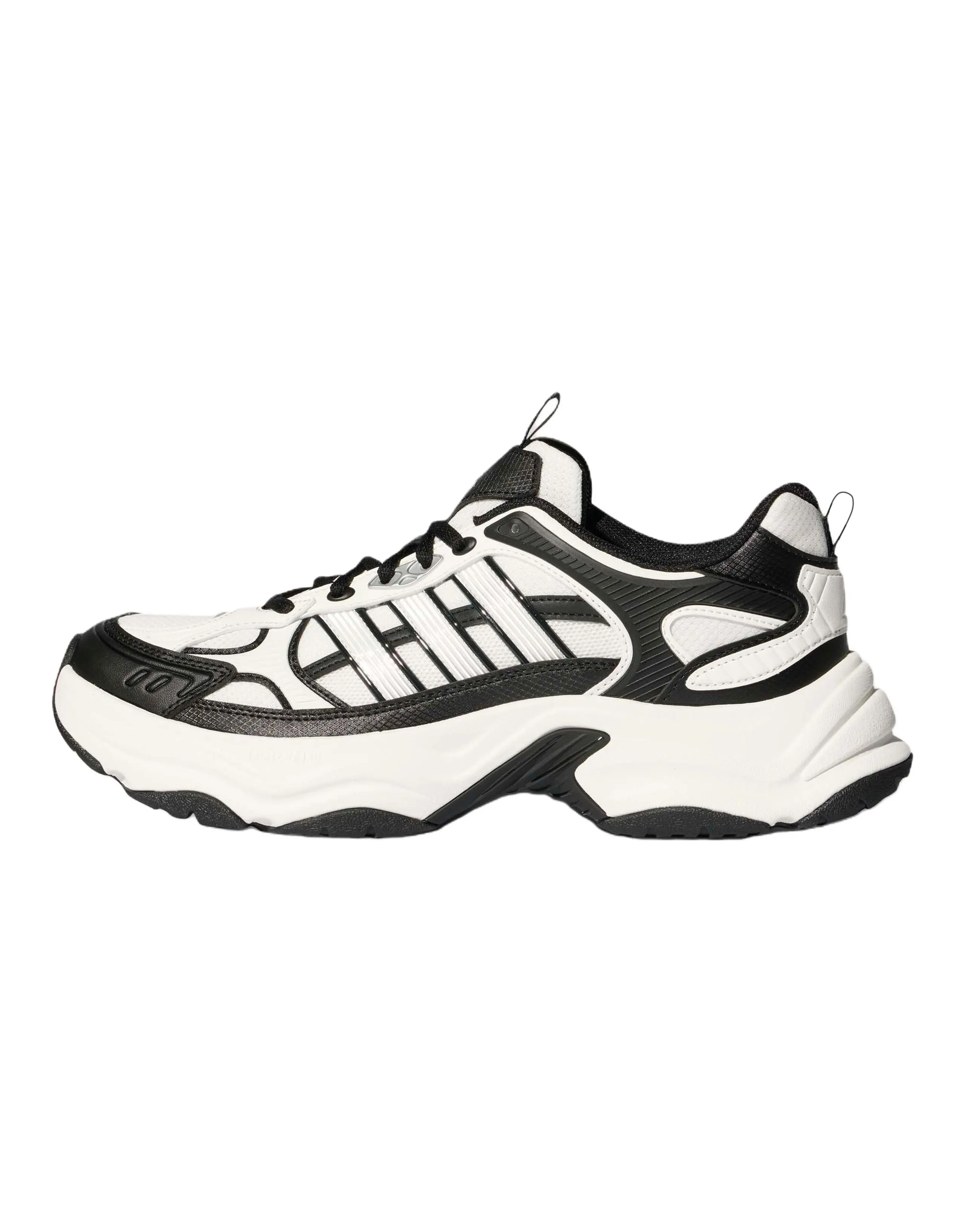 adidas XLG FIN PULSE Comfort Fit Dad Shoes Unisex Black White