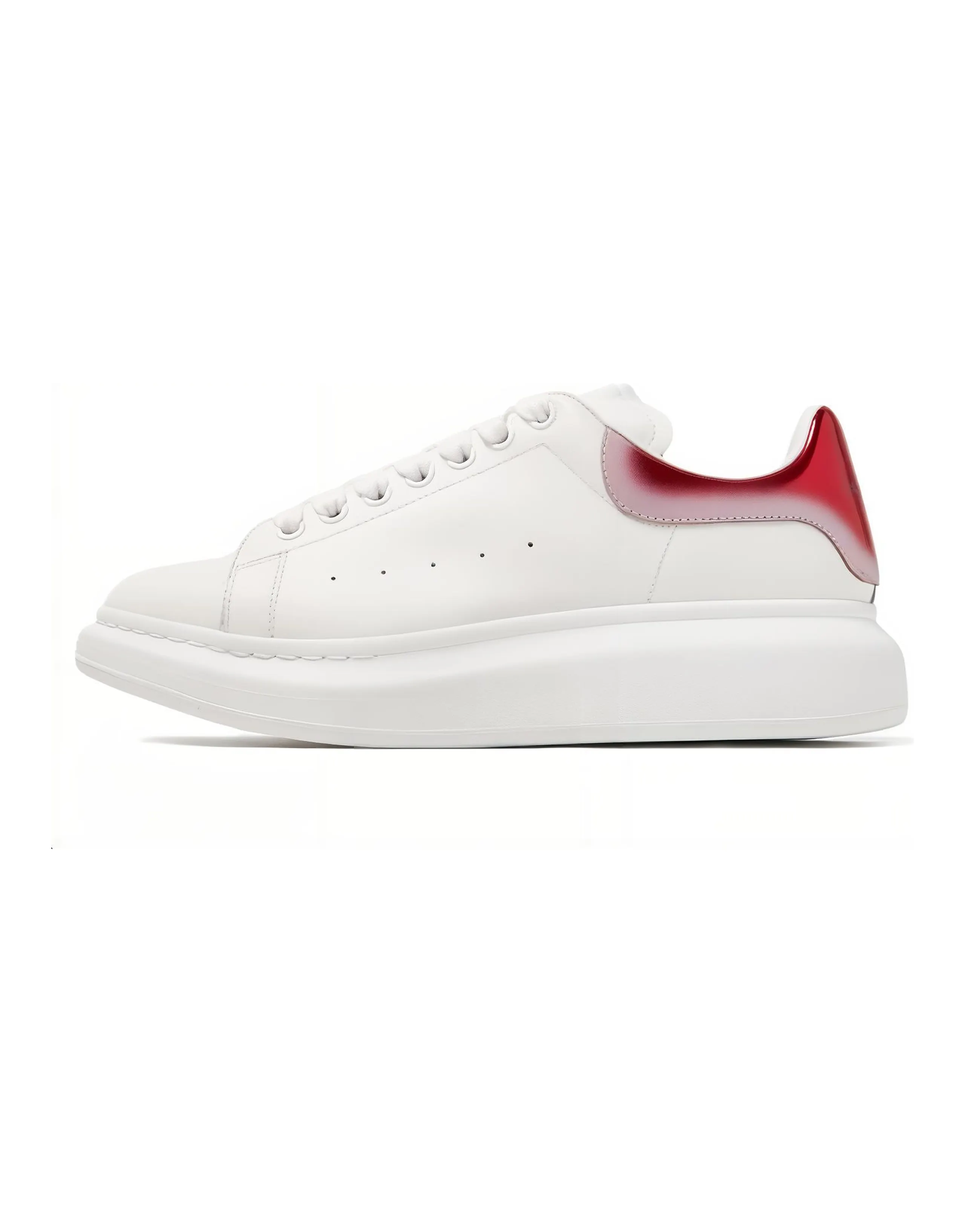 Alexander McQueen Oversized White Red Chrome Gradient