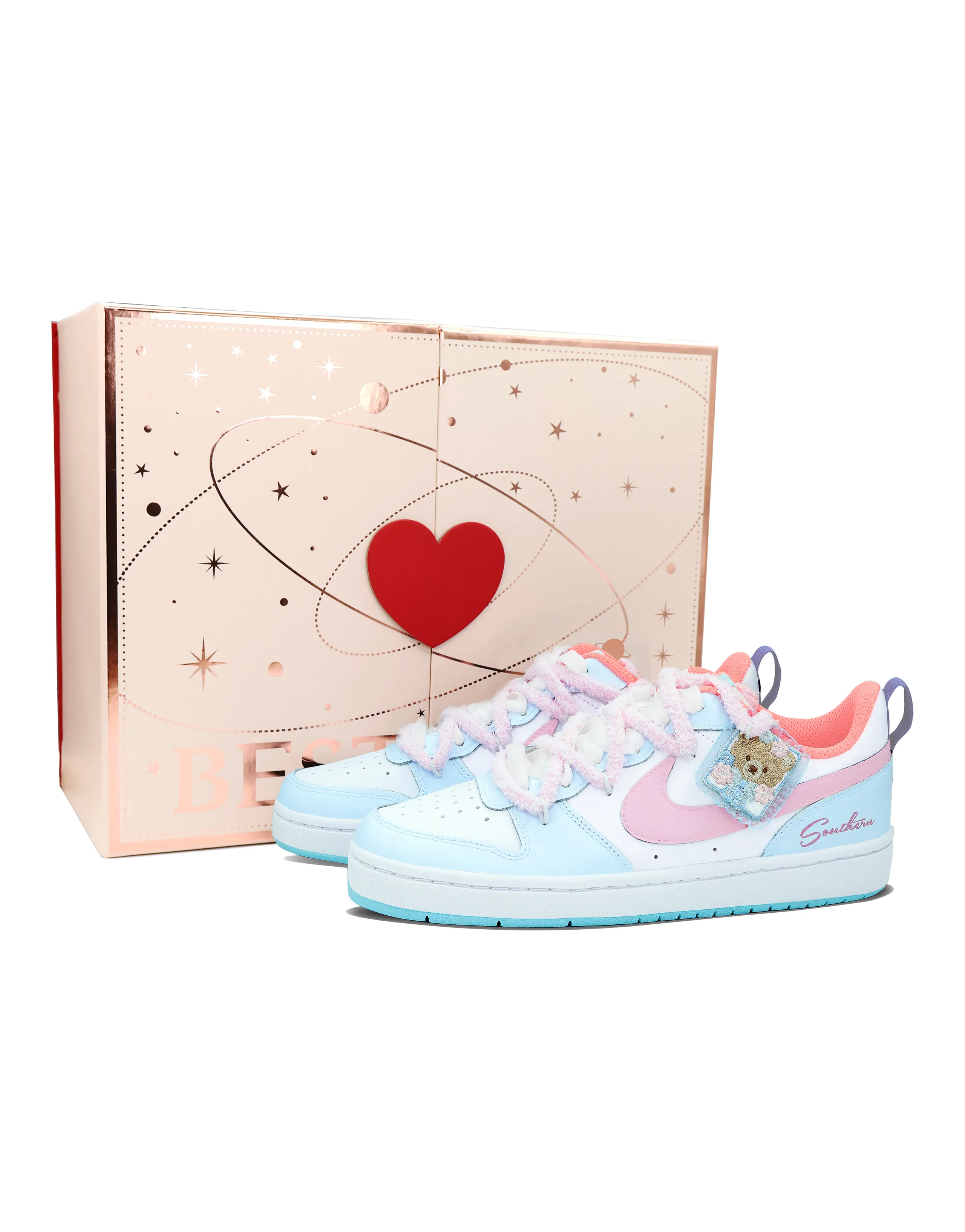 Nike Court Borough Skateboard Shoes Women's Low-Top