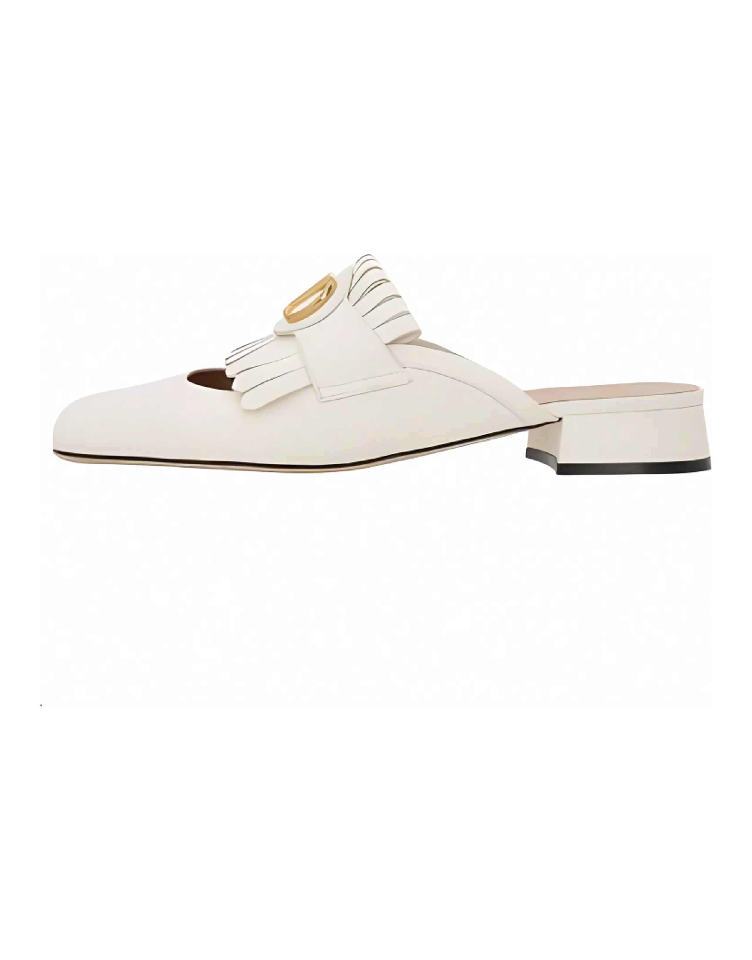 Valentino VLogo Plaque Square Toe Sandals Women's