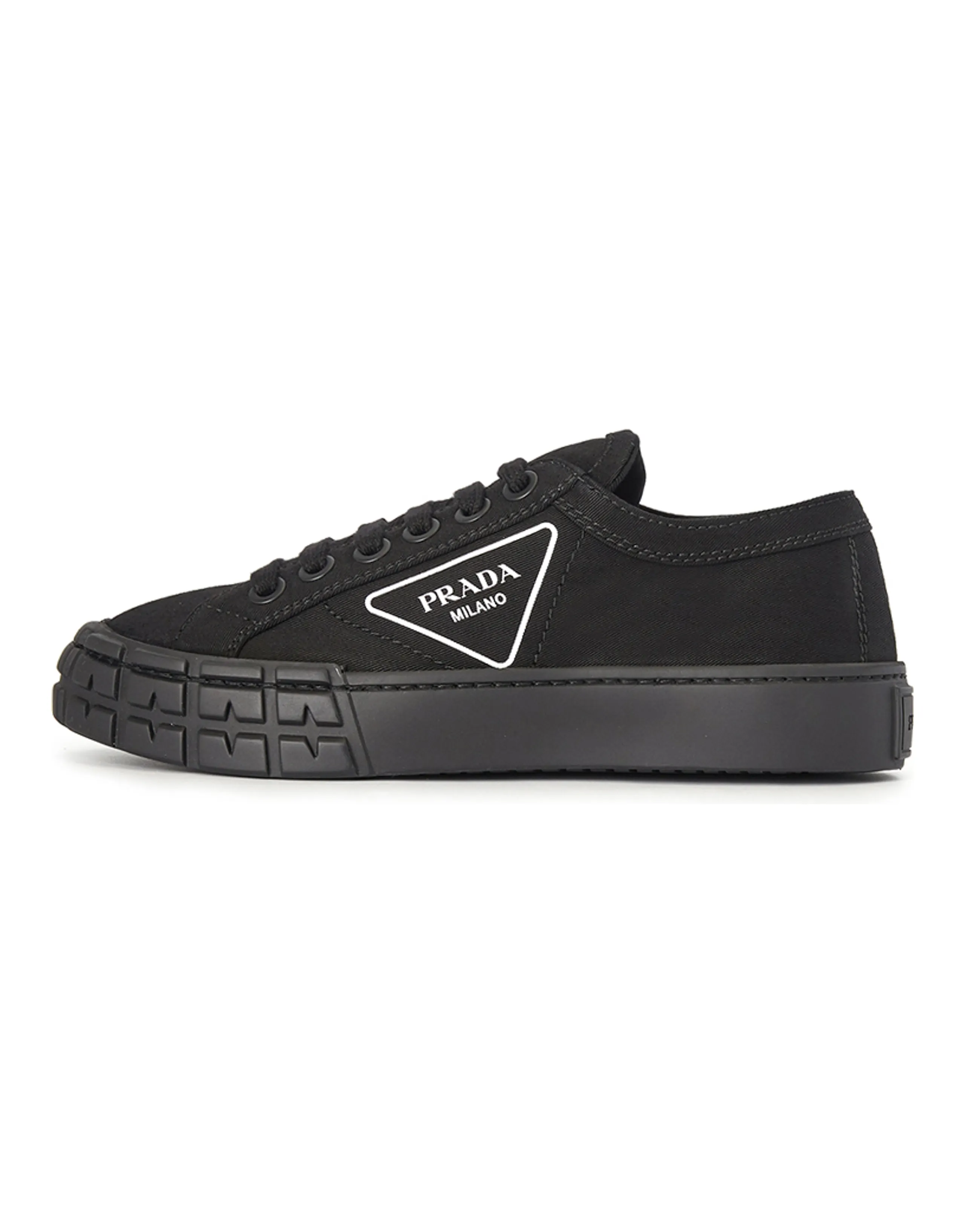 PRADA Cassetta Wheel Sneakers 'Black' Women's