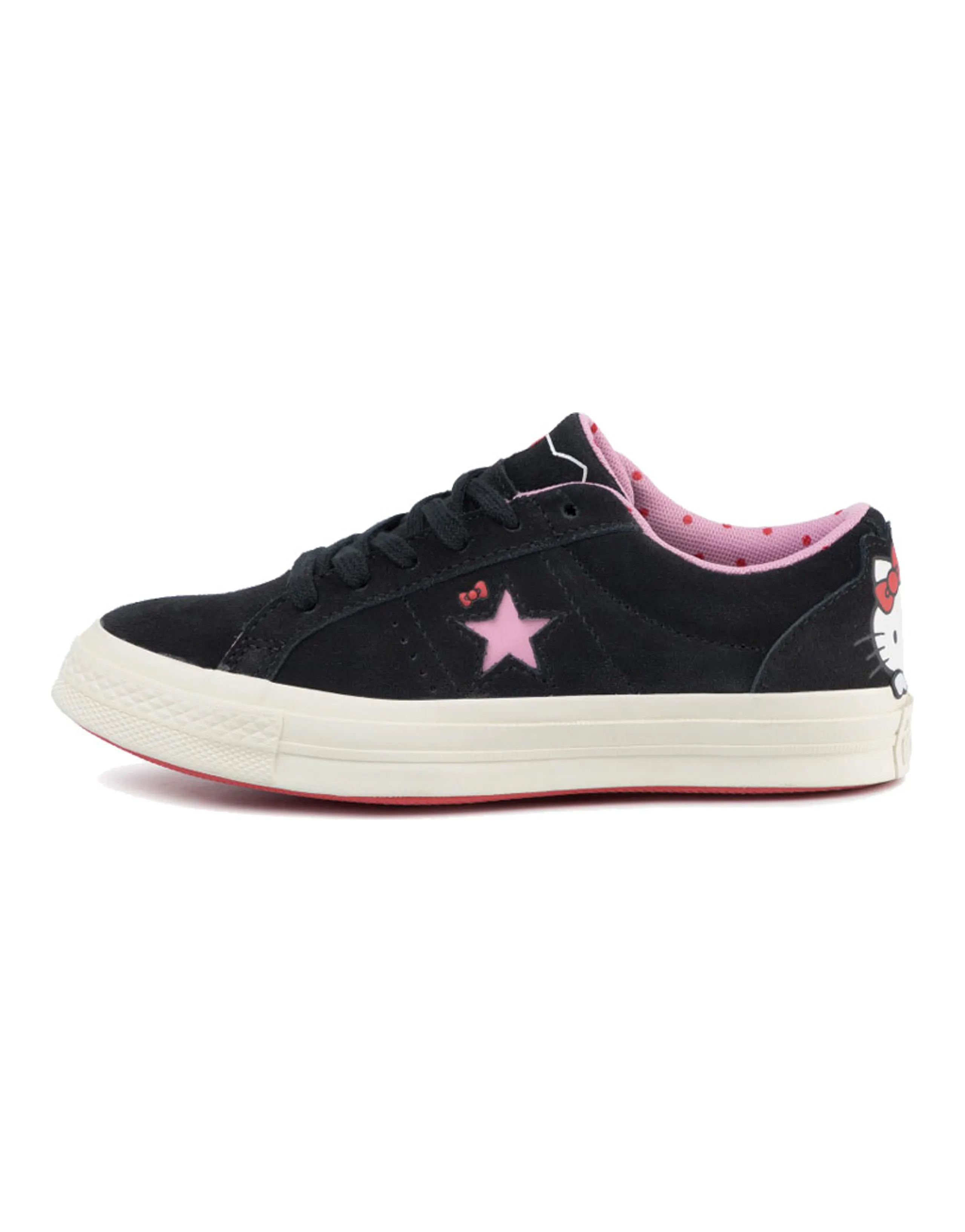 Converse One Star Ox Hello Kitty Black Women's